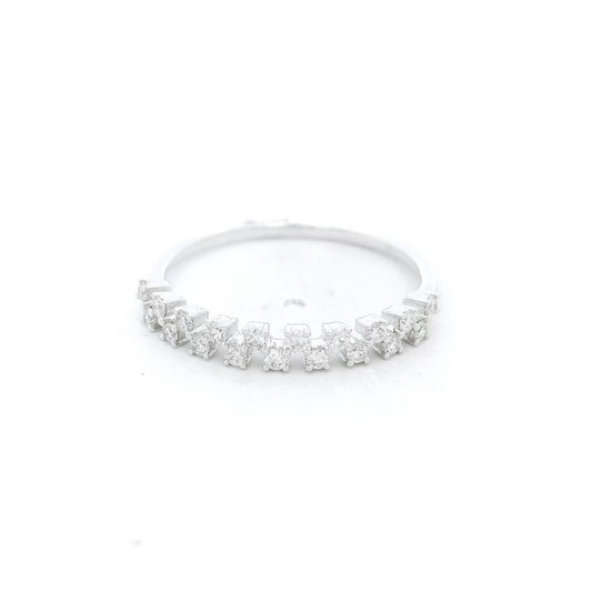 Checkerboard Design Diamond Band - Forever Rox