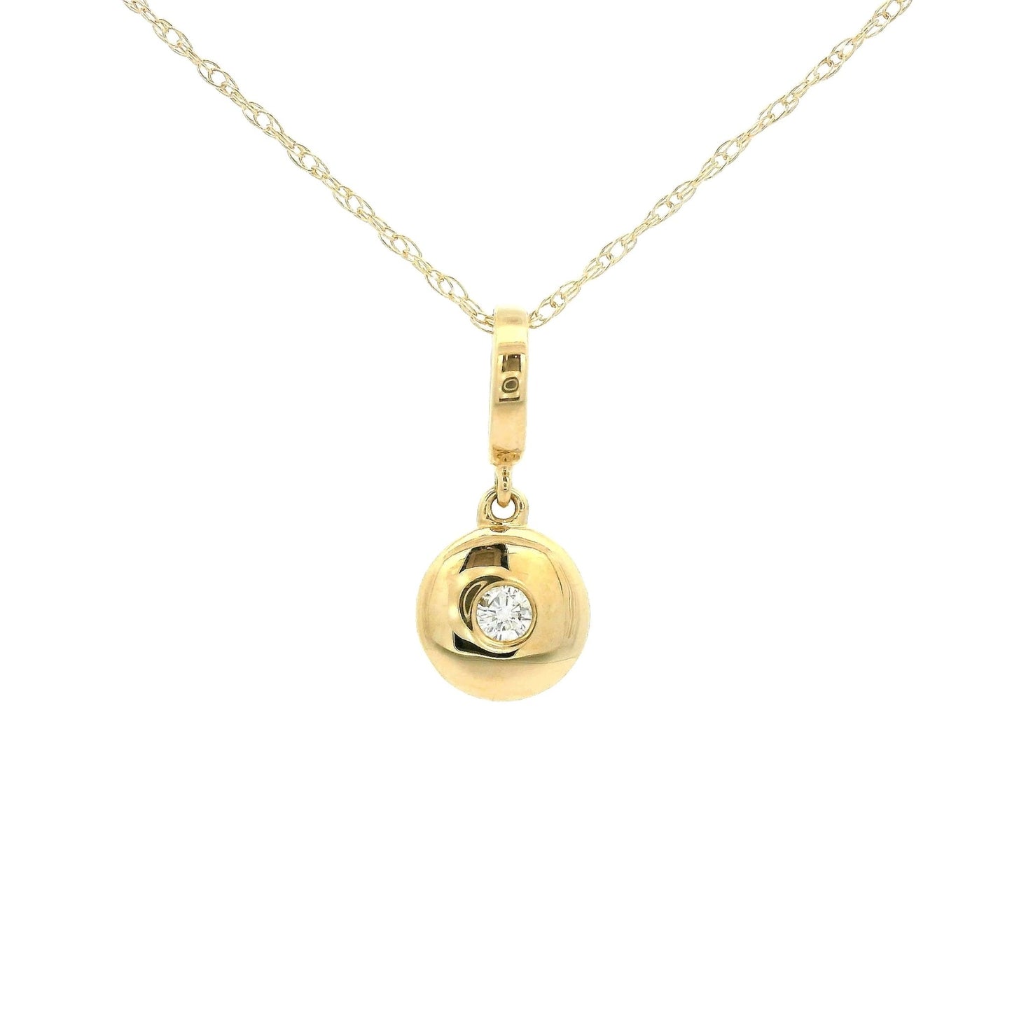Circle Diamond Pendant - Forever Rox