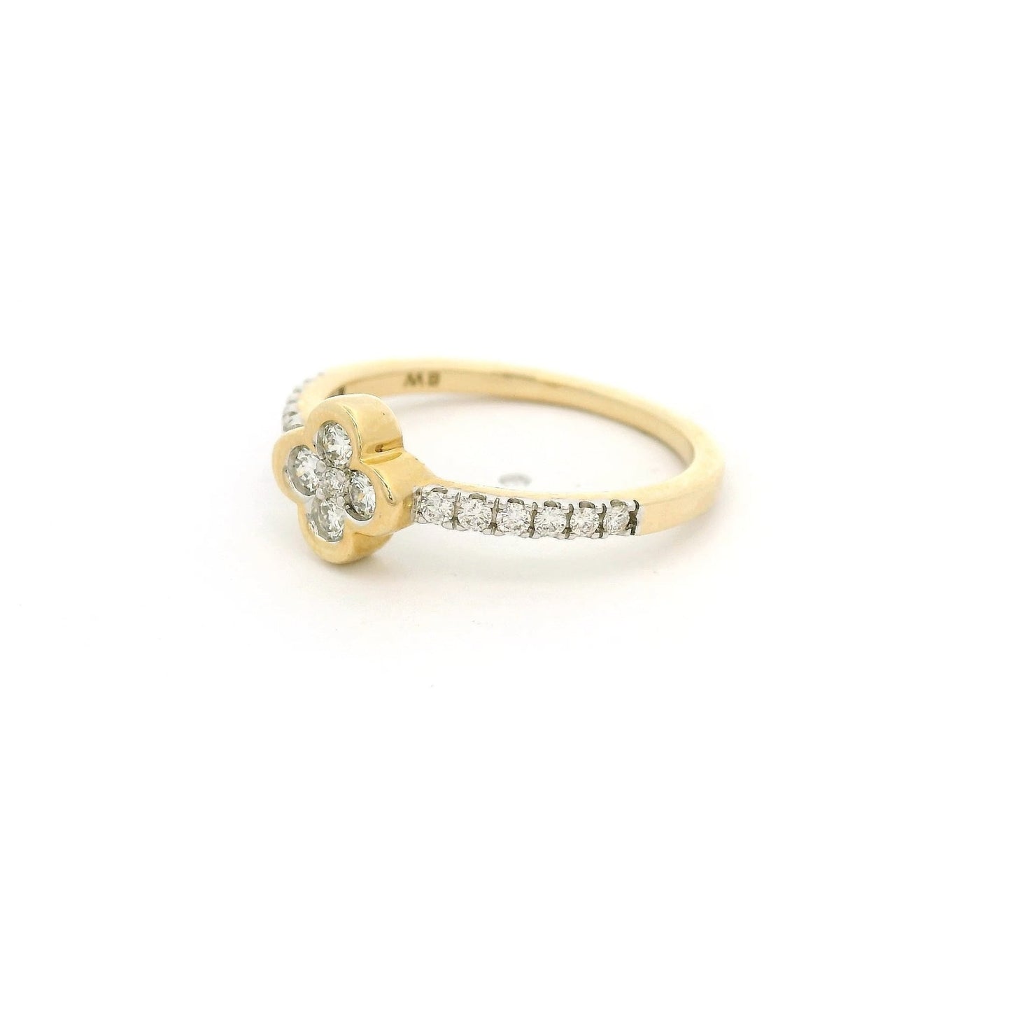 Clover Design Diamond Ring - Forever Rox