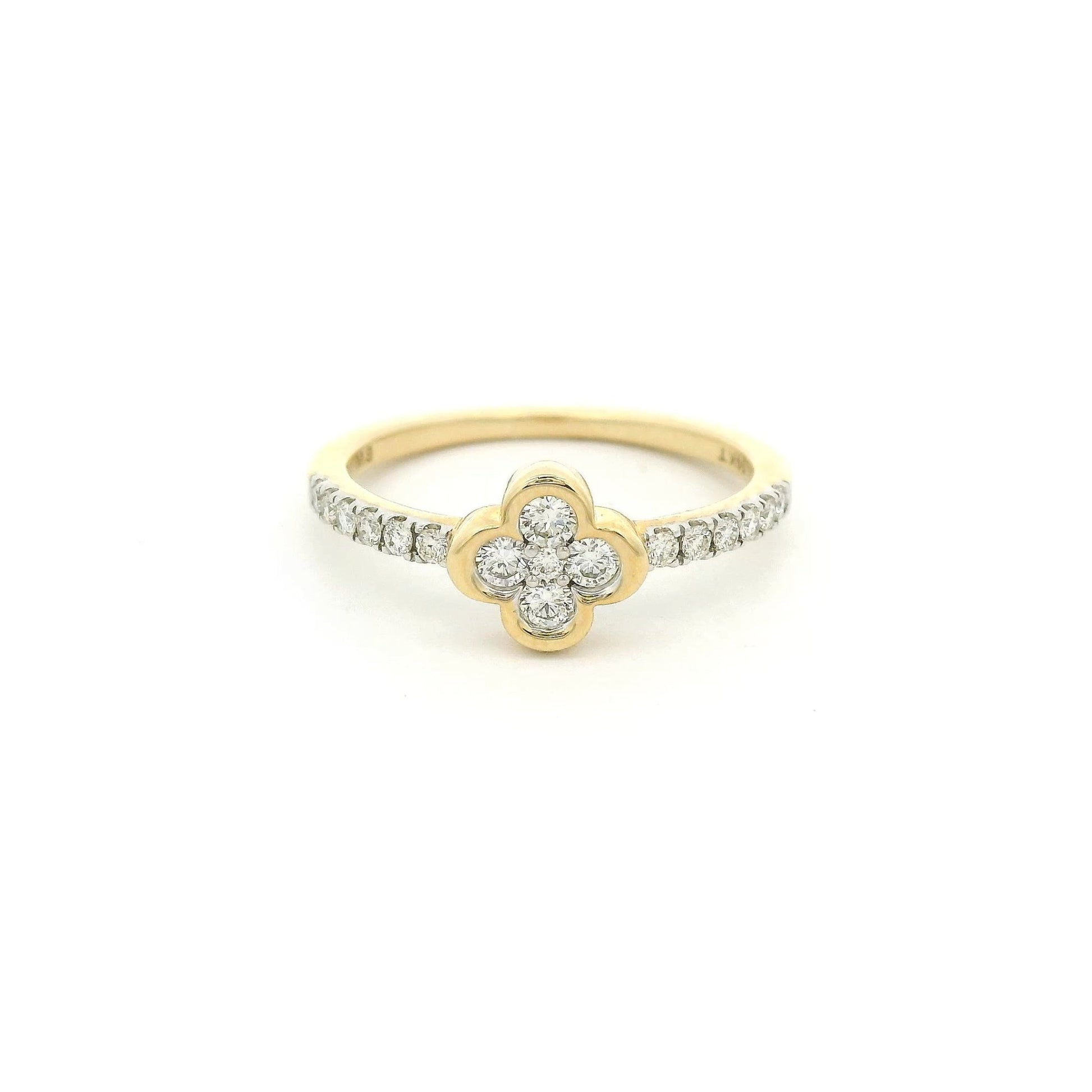 Clover Design Diamond Ring - Forever Rox