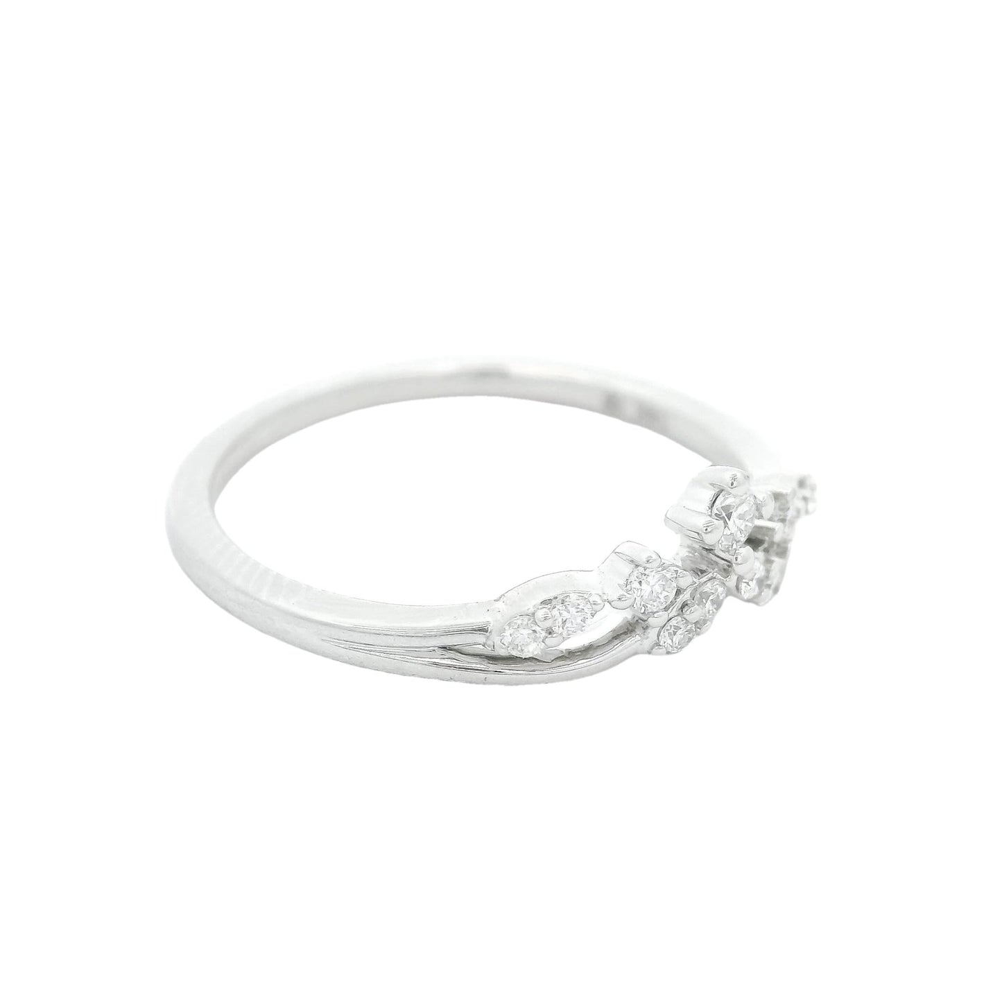 Curved Multi Diamond Band - Forever Rox