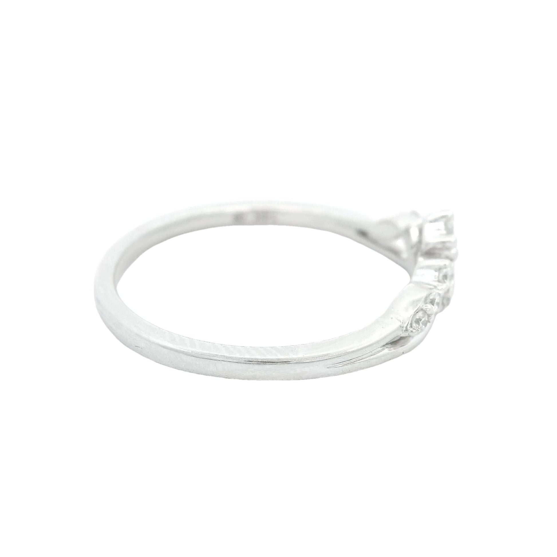 Curved Multi Diamond Band - Forever Rox