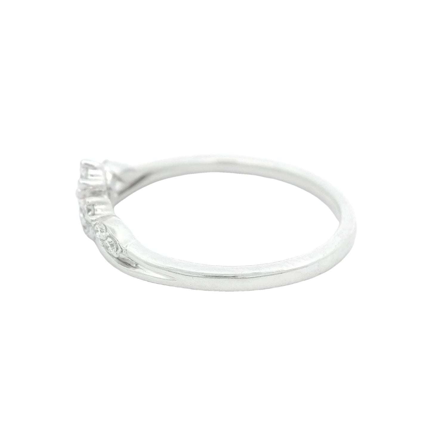 Curved Multi Diamond Band - Forever Rox