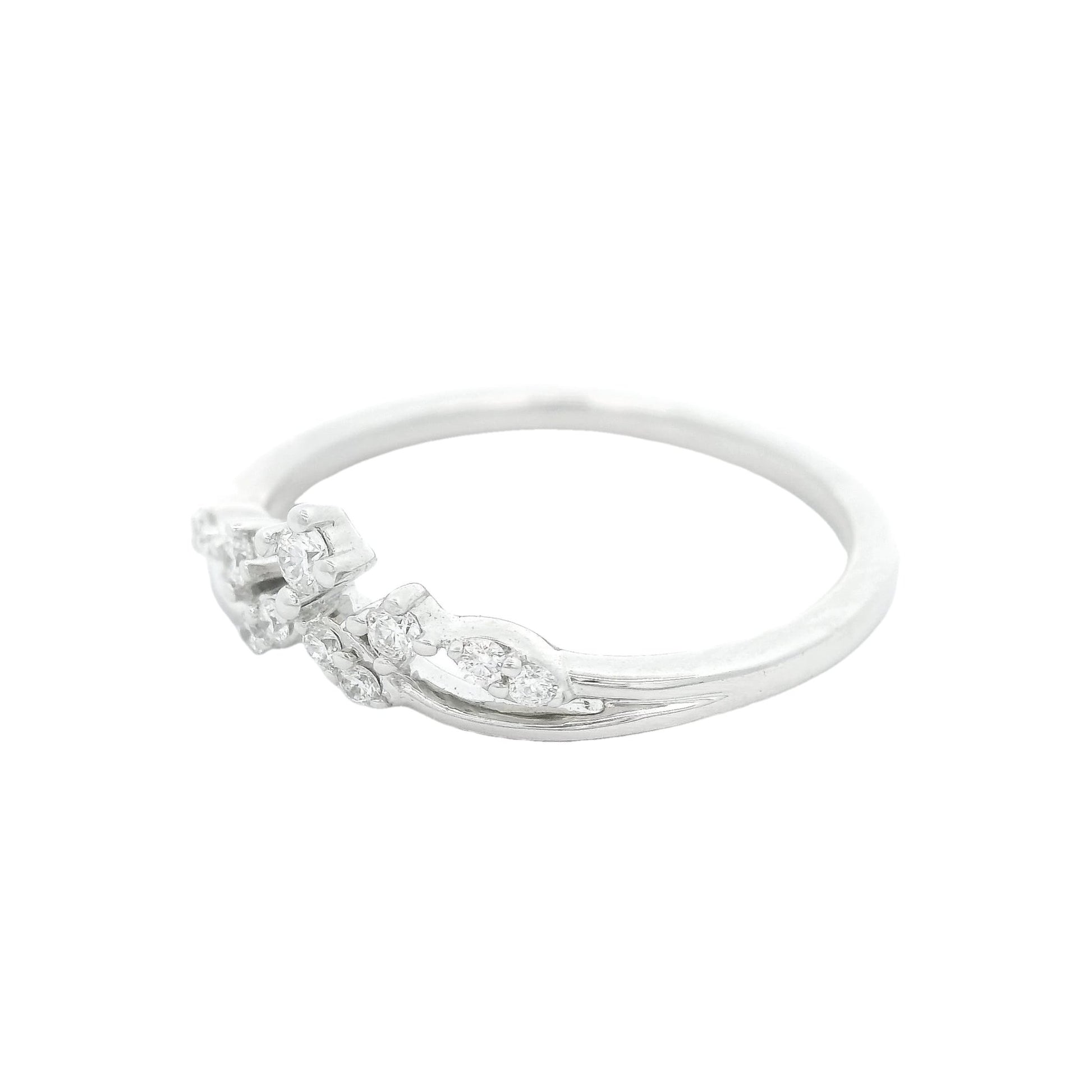 Curved Multi Diamond Band - Forever Rox