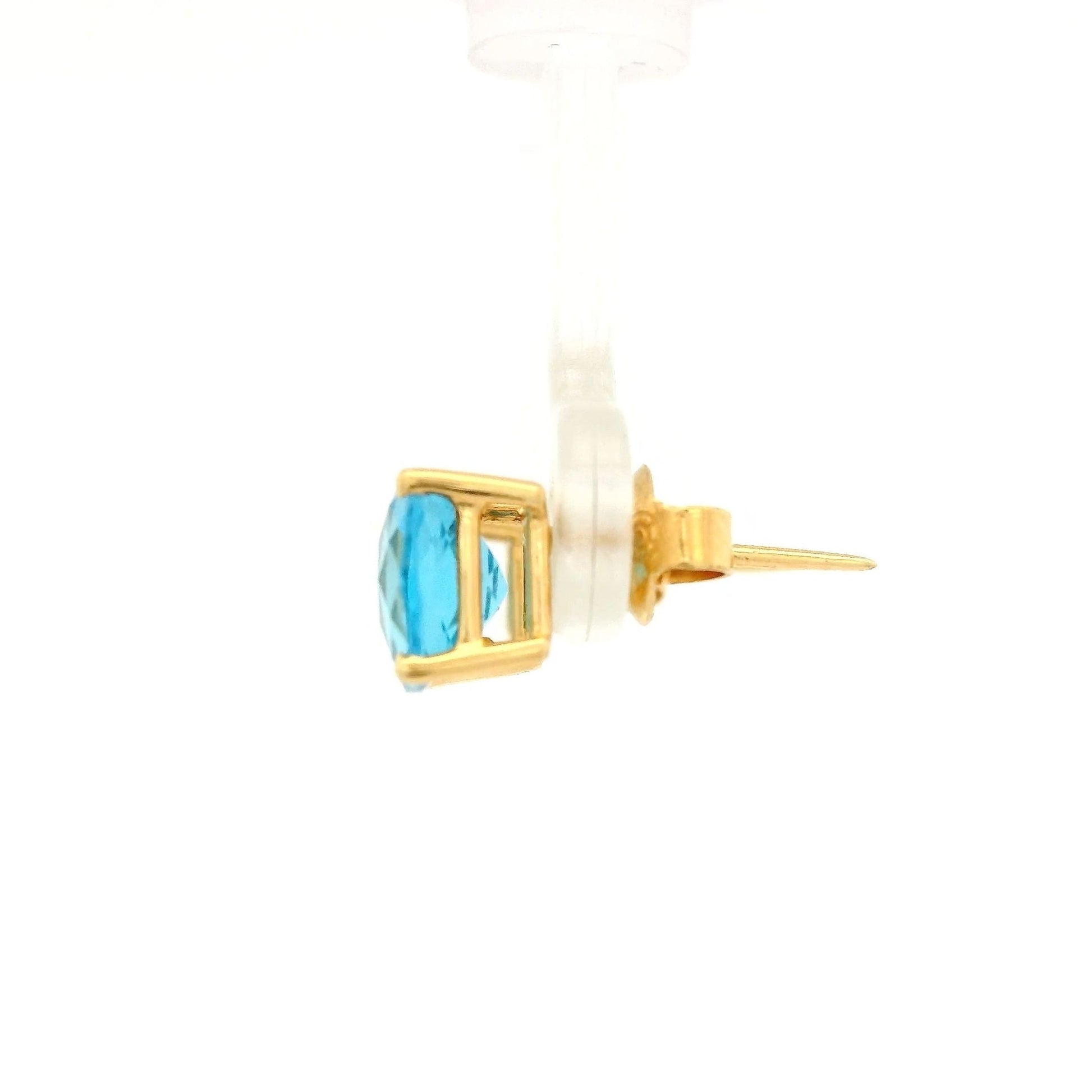 Cushion Cut Topaz Studs - Forever Rox