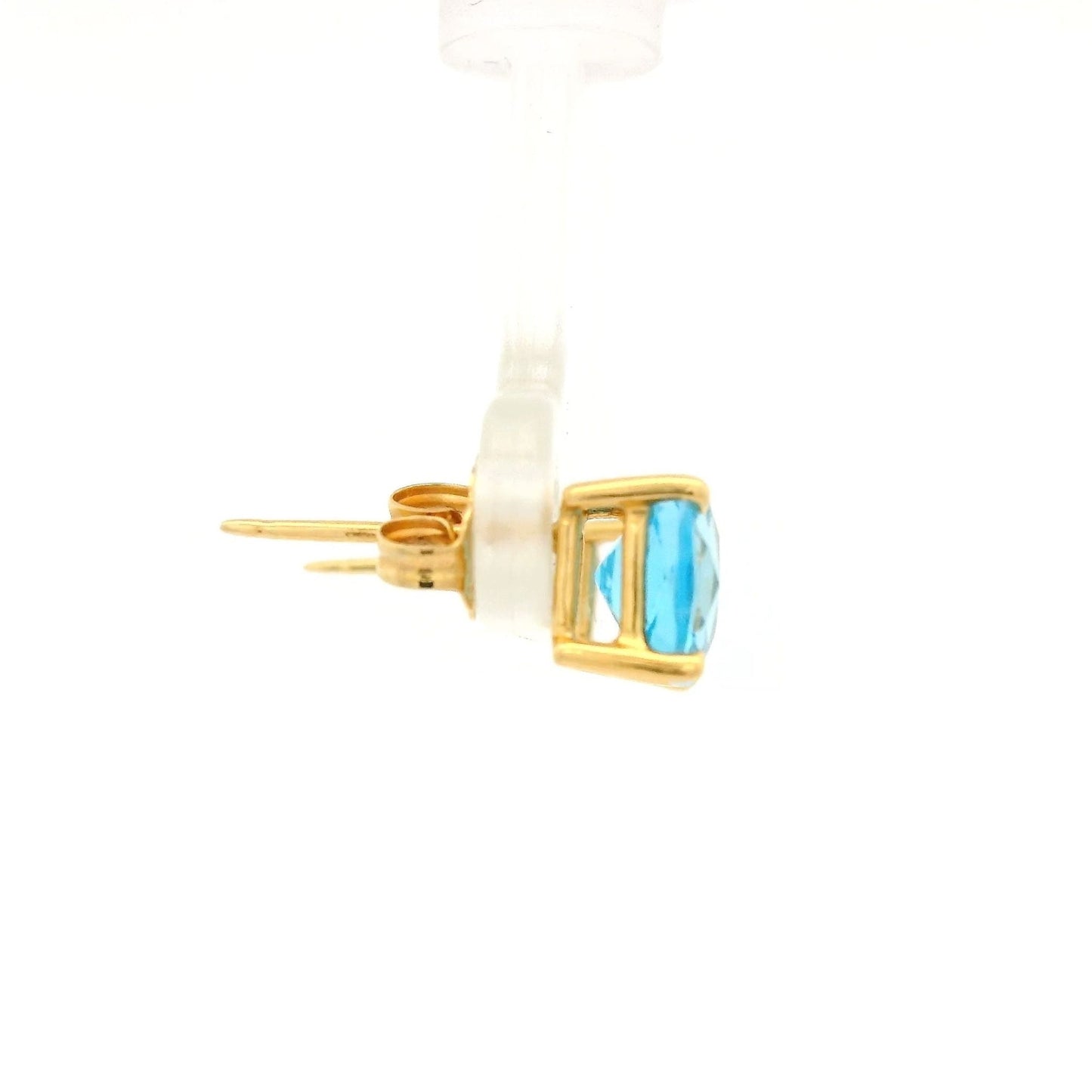 Cushion Cut Topaz Studs - Forever Rox