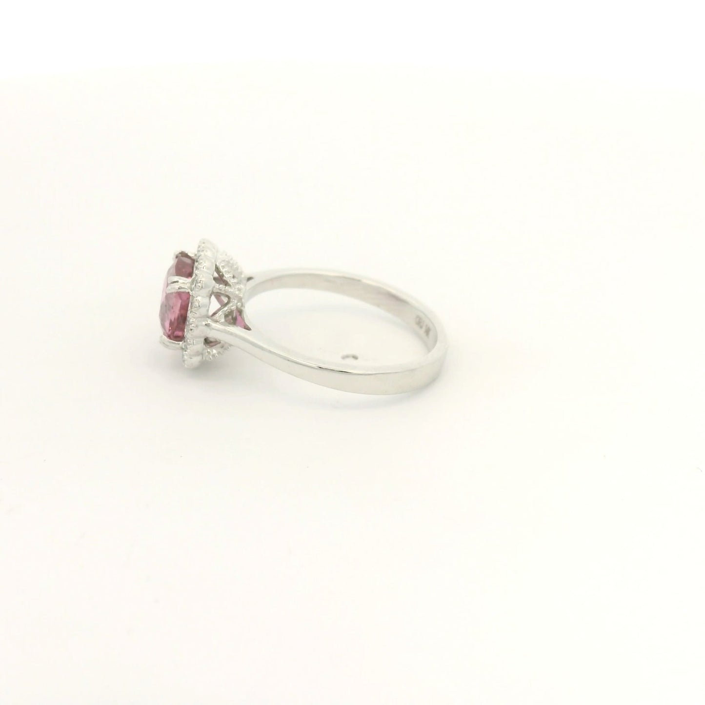Cushion Padparadscha Sapphire & DIamond Ring - Forever Rox Fine Jewelry
