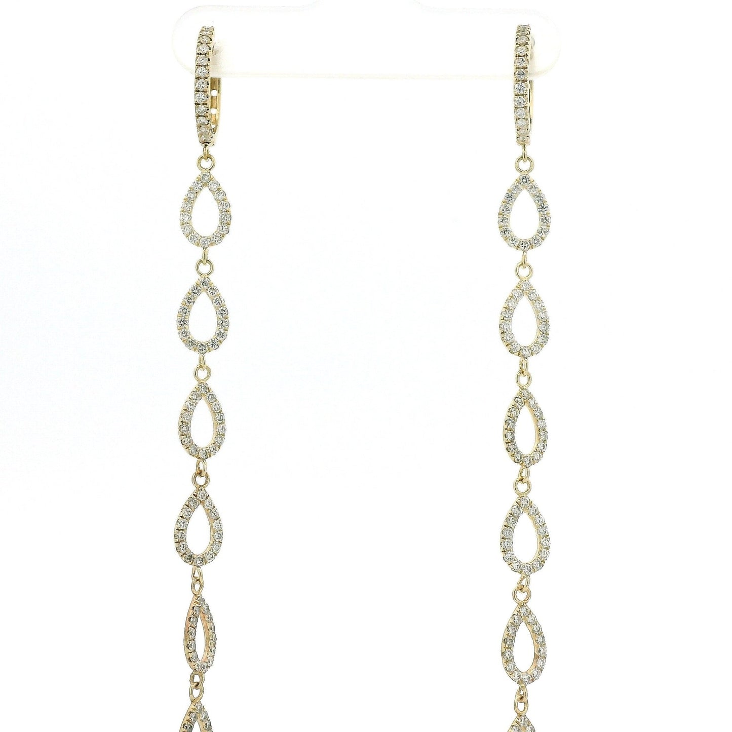 Custom 10 Teardrop Diamond Dangles - Forever Rox Fine Jewelry
