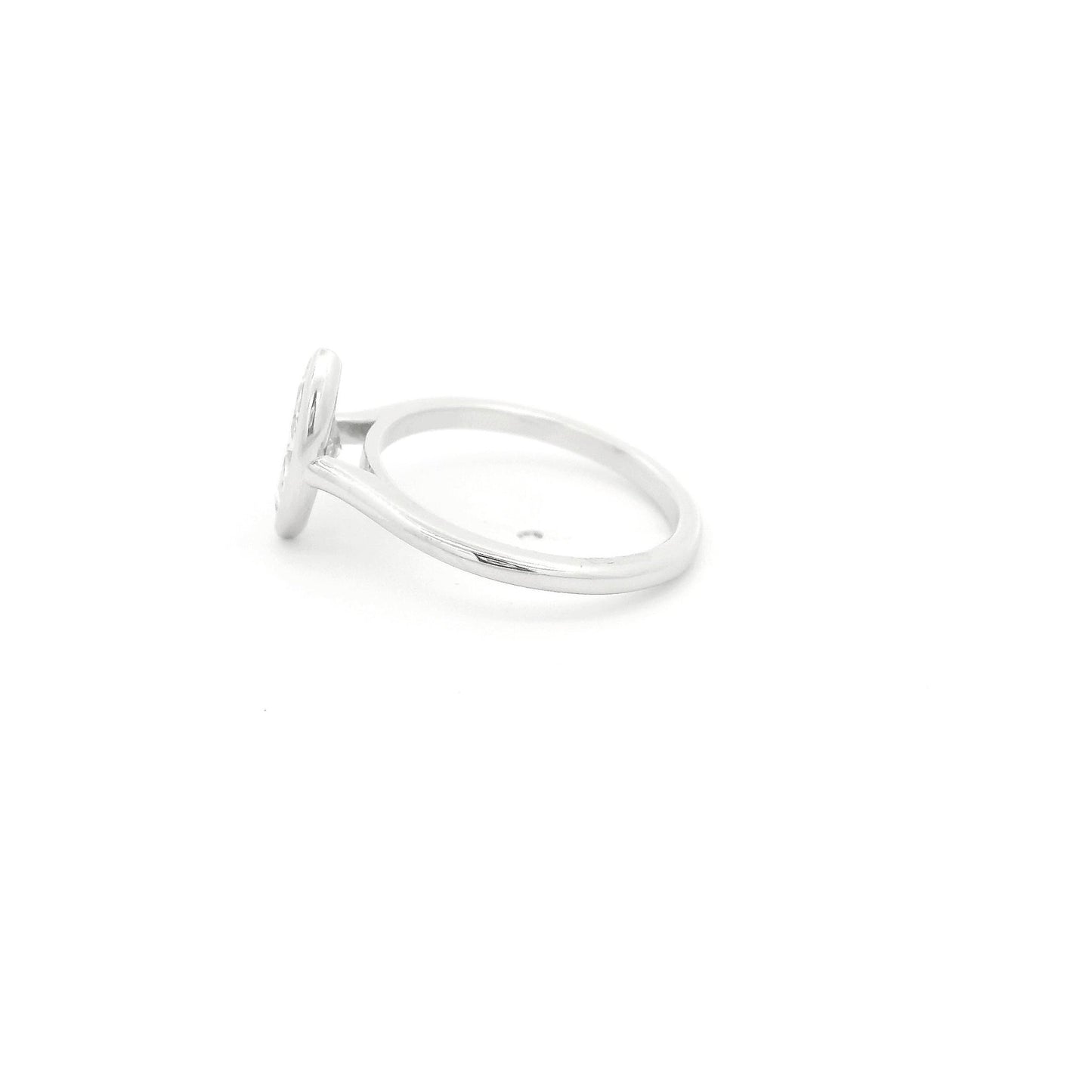 Custom Bezel Set 1.04ct Marquise Cut Diamond Platinum Ring - Forever Rox Fine Jewelry