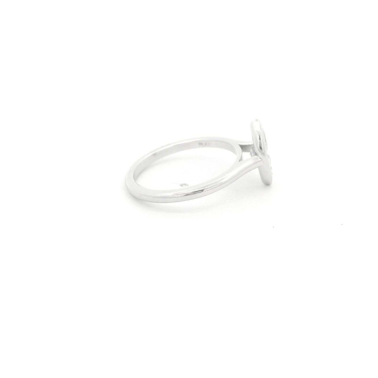 Custom Bezel Set 1.04ct Marquise Cut Diamond Platinum Ring - Forever Rox Fine Jewelry