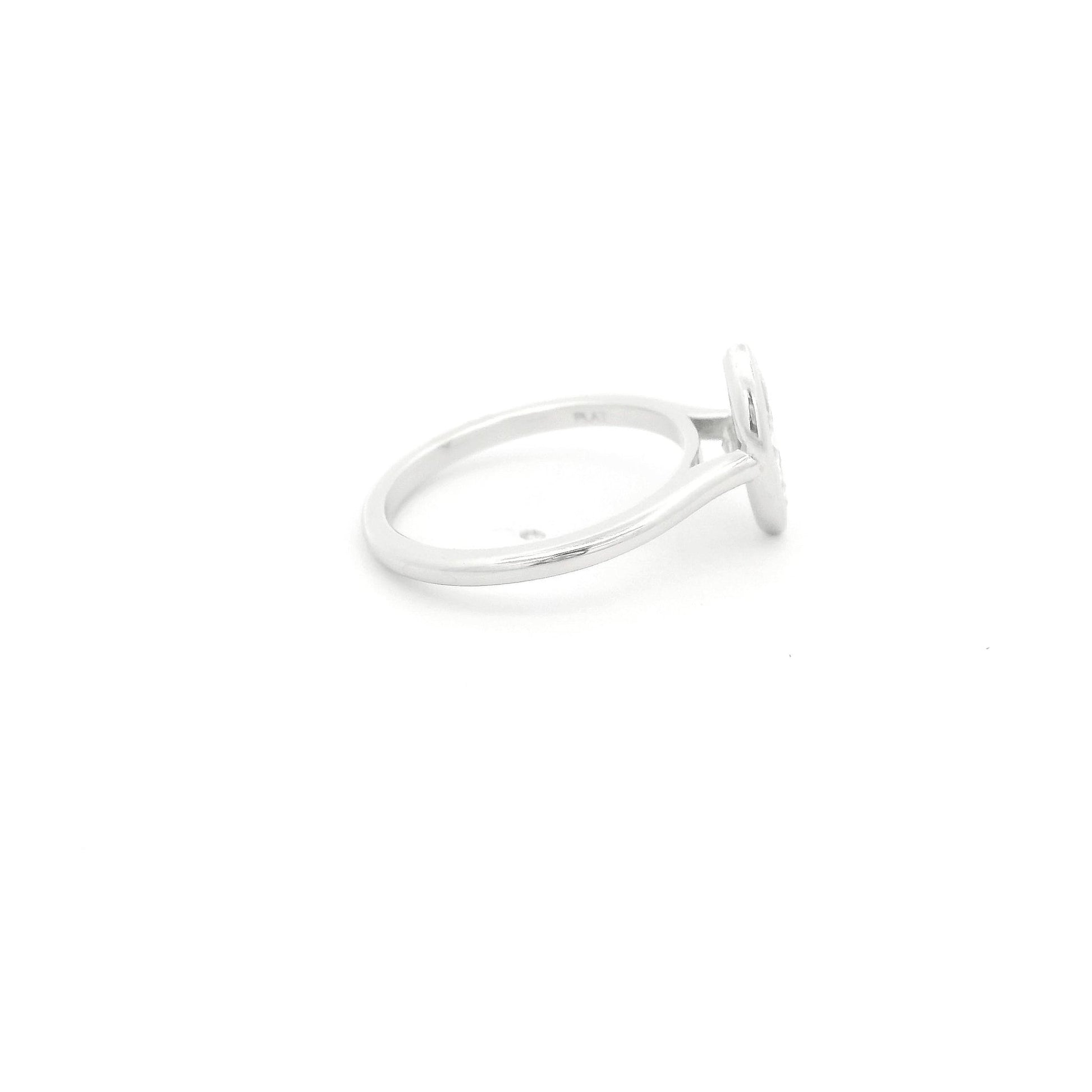 Custom Bezel Set 1.04ct Marquise Cut Diamond Platinum Ring - Forever Rox Fine Jewelry