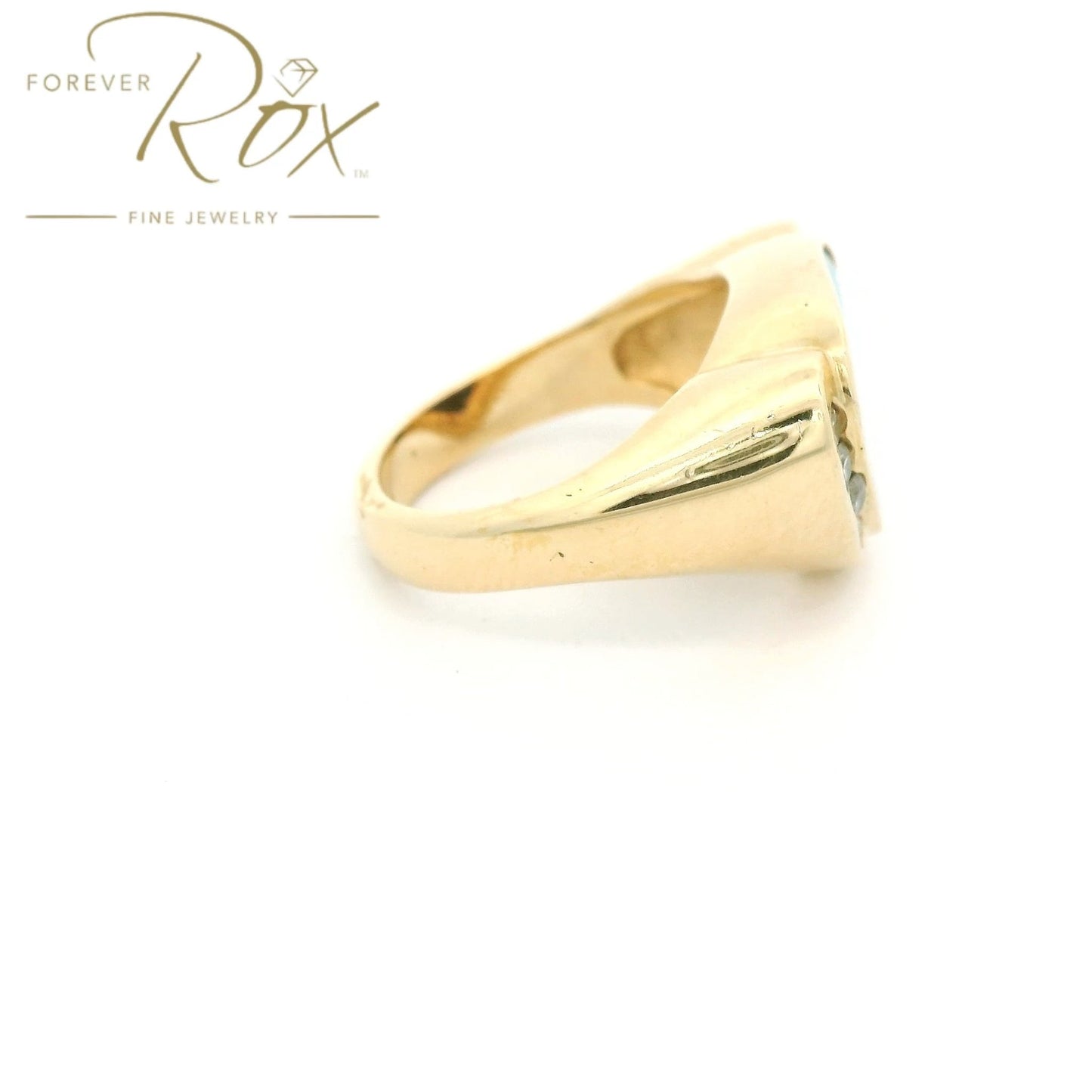 Custom Boulder Opal Ring with Diamonds - Forever Rox Fine Jewelry