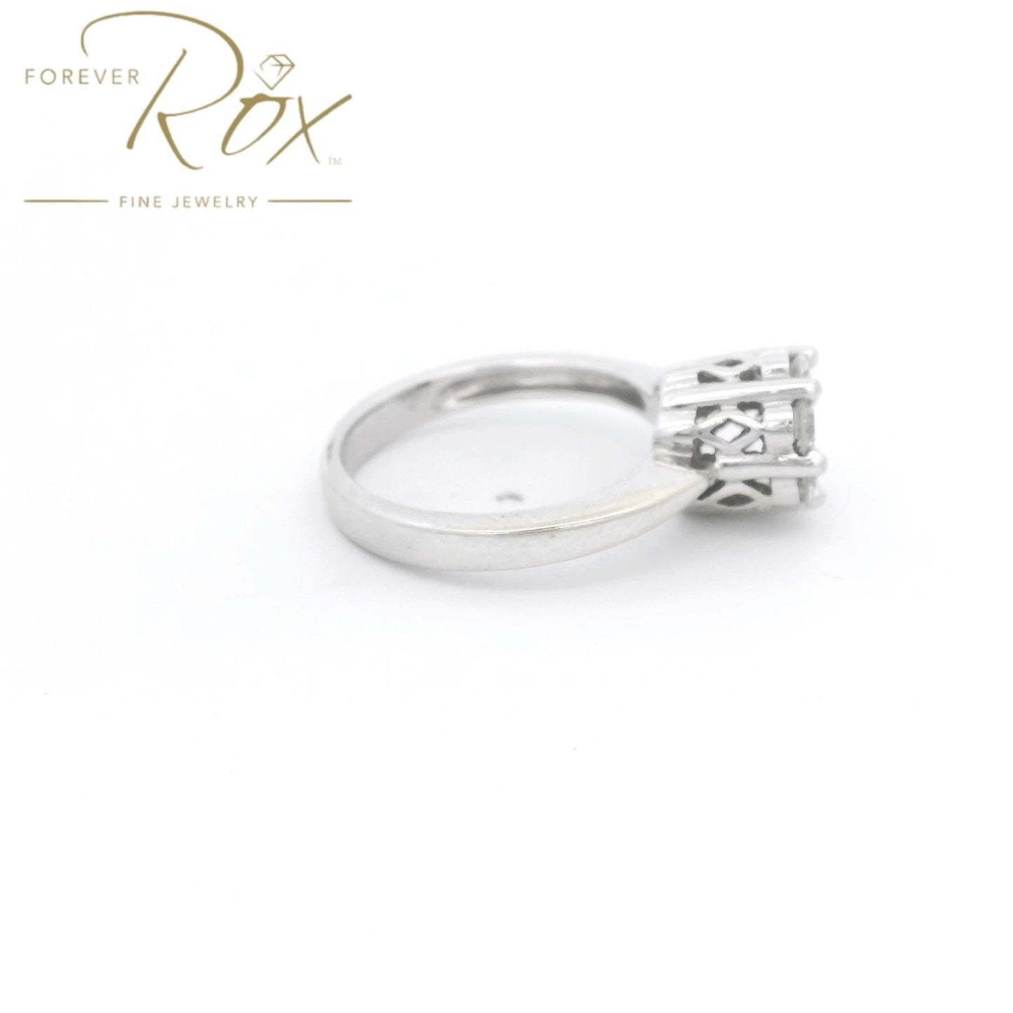 Custom Cluster Set 7 Round Cut DIamond Bridal Ring - Forever Rox Fine Jewelry