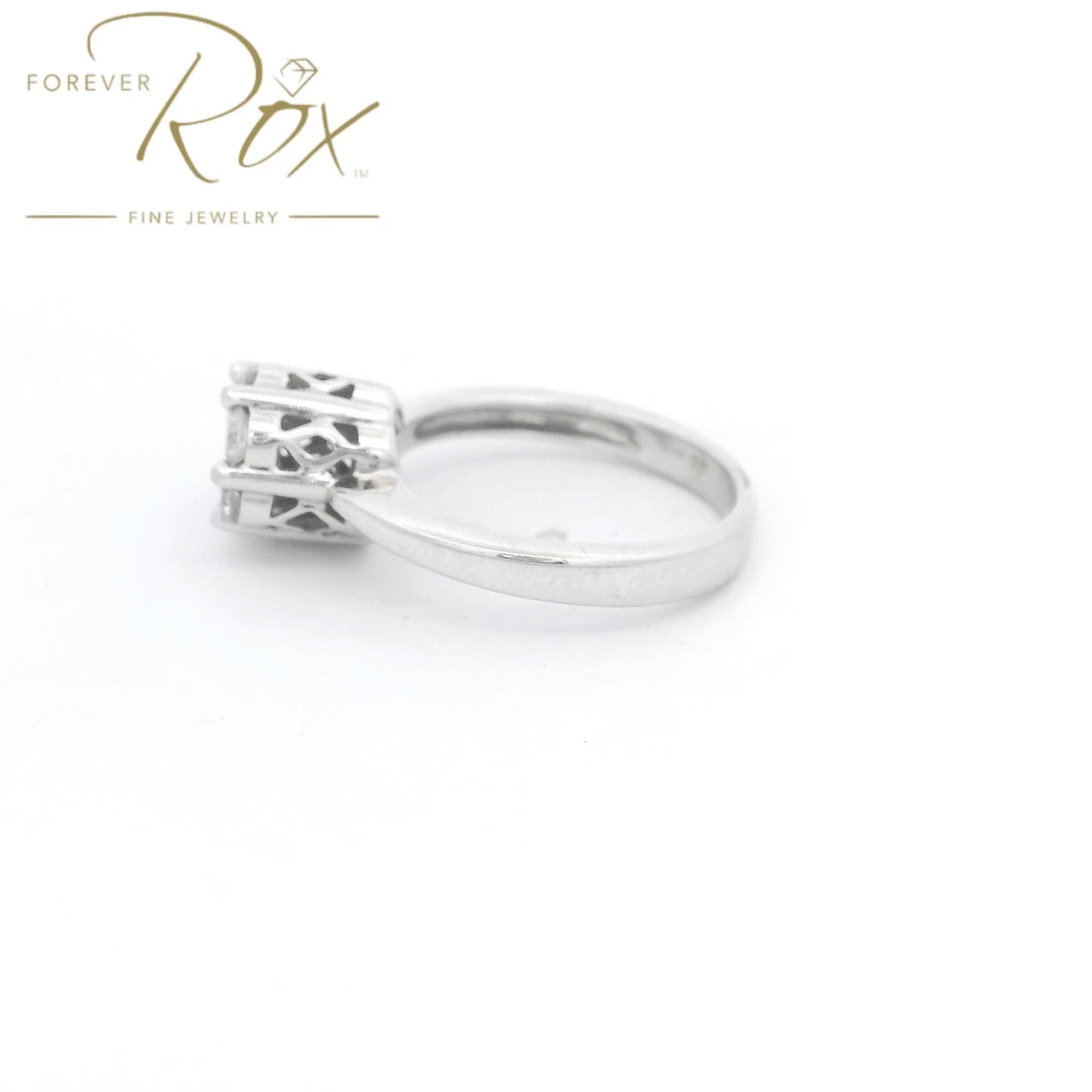 Custom Cluster Set 7 Round Cut DIamond Bridal Ring - Forever Rox Fine Jewelry