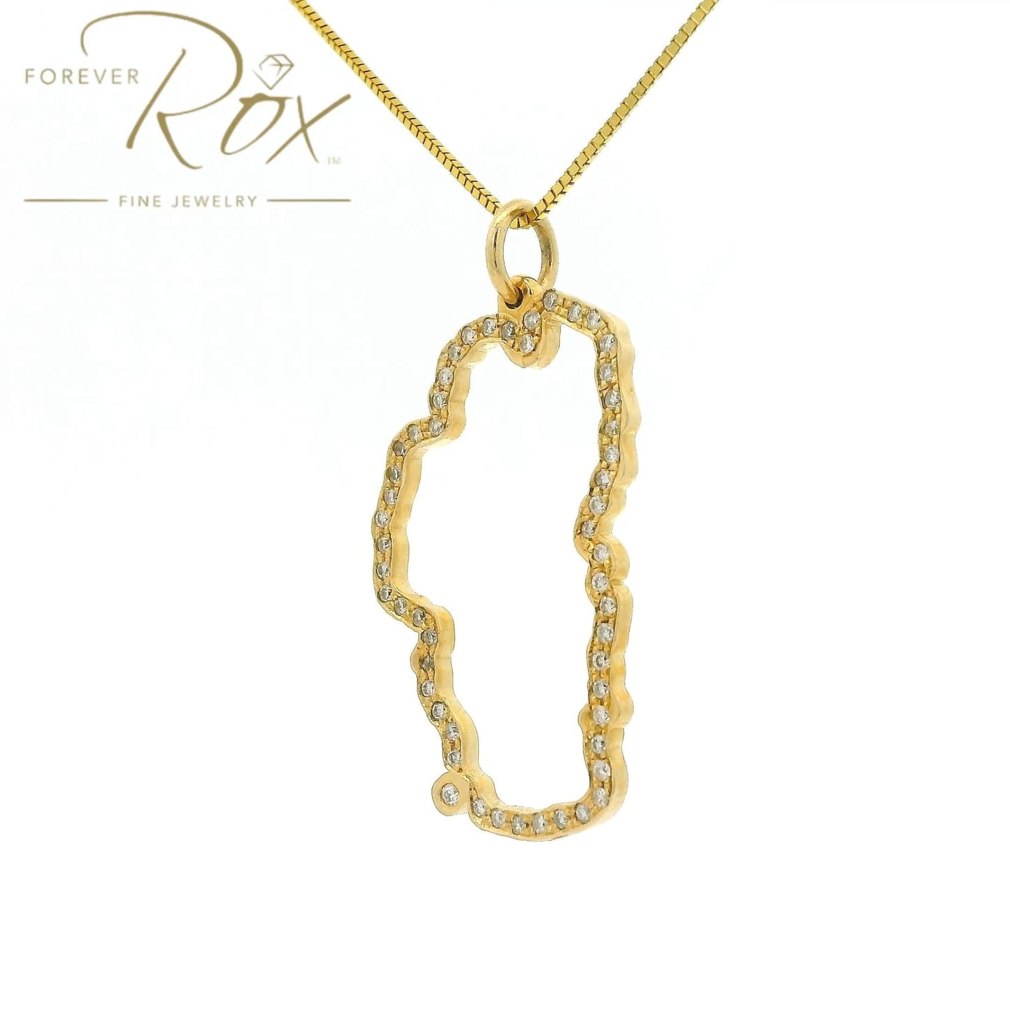 Custom Diamond Lake Tahoe Pendant - Forever Rox
