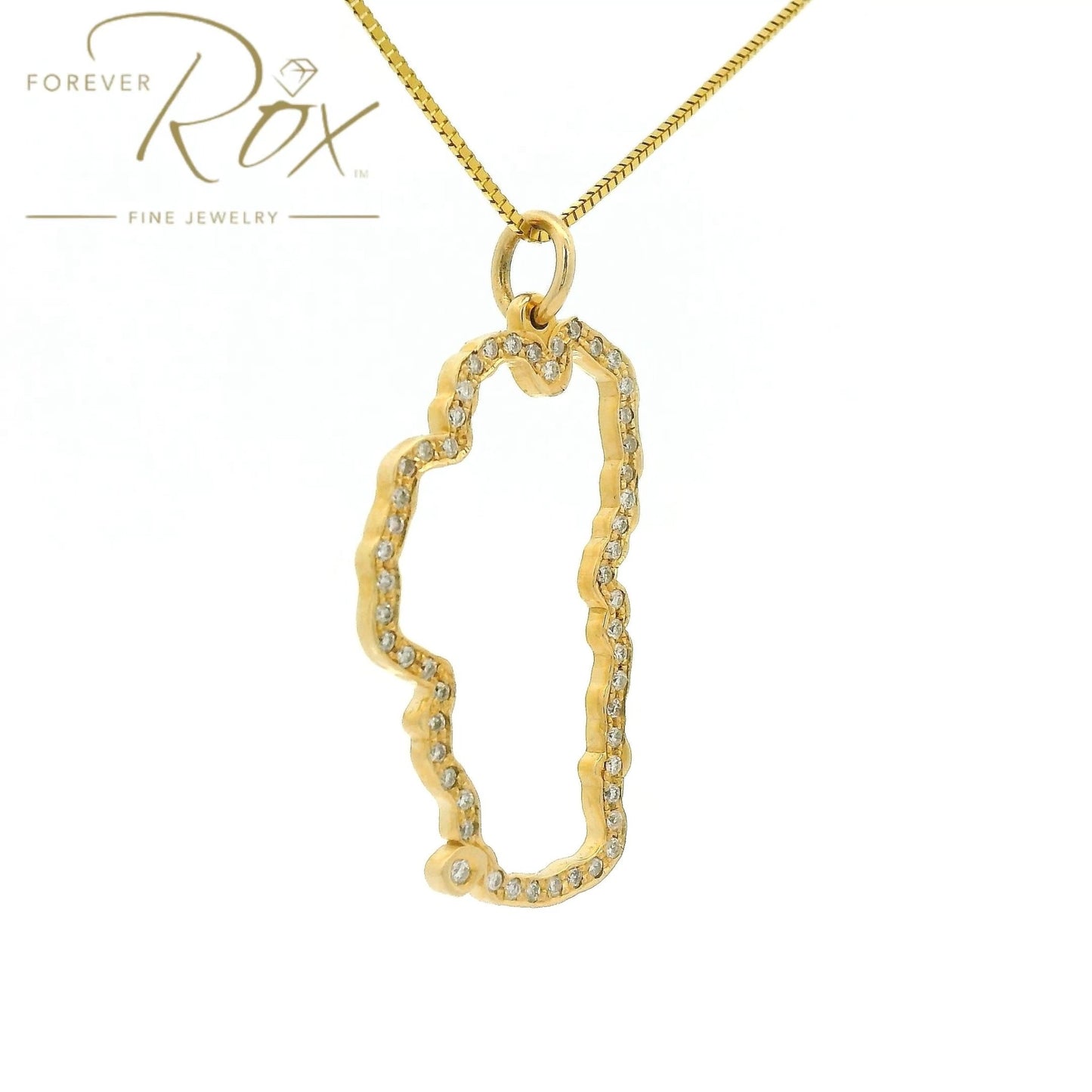 Custom Diamond Lake Tahoe Pendant - Forever Rox