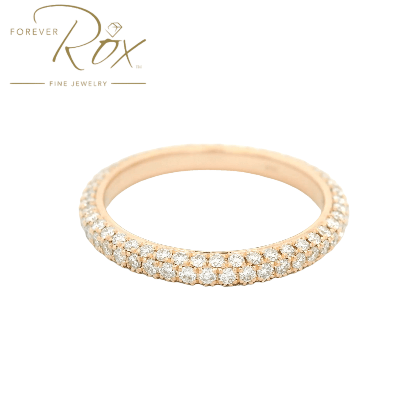 Custom Diamond Pavé Eternity Band - Forever Rox