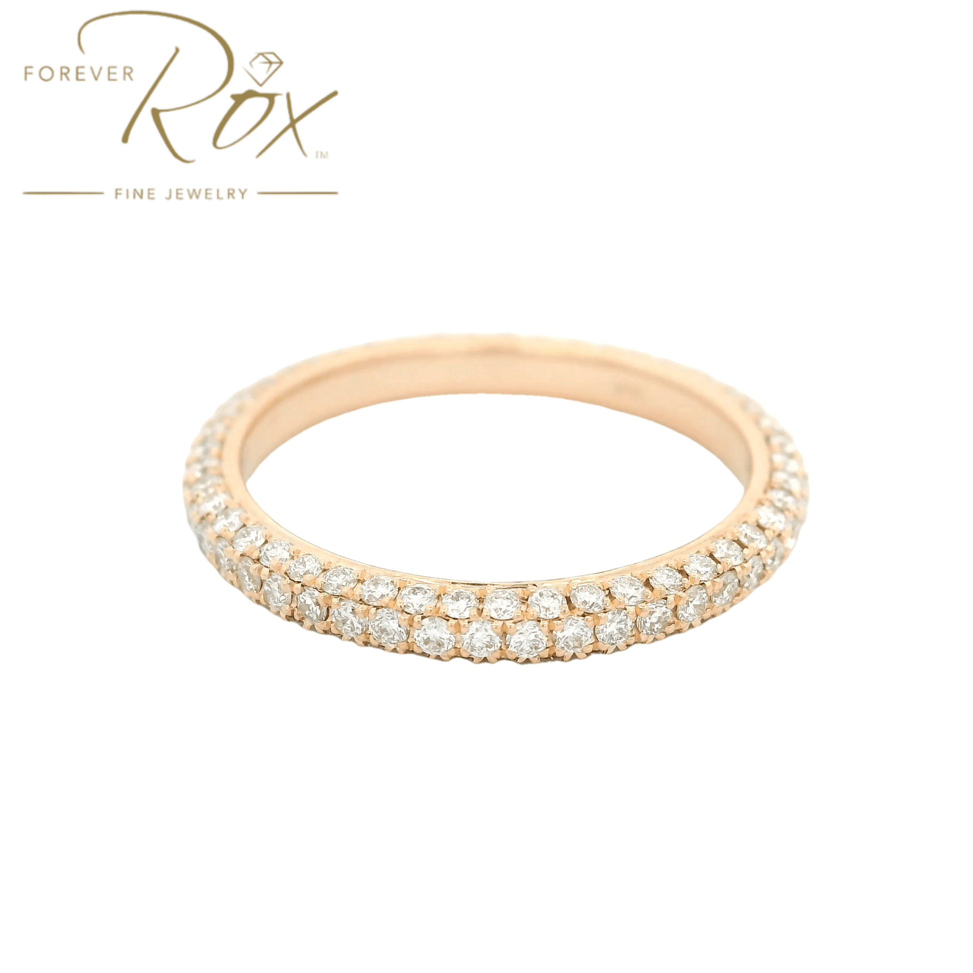 Custom Diamond Pavé Eternity Band - Forever Rox