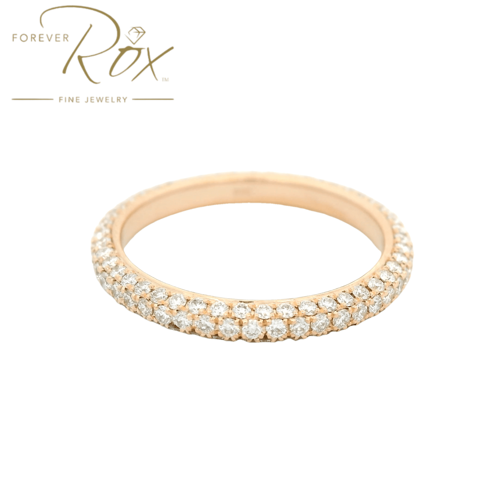 Custom Diamond Pavé Eternity Band - Forever Rox