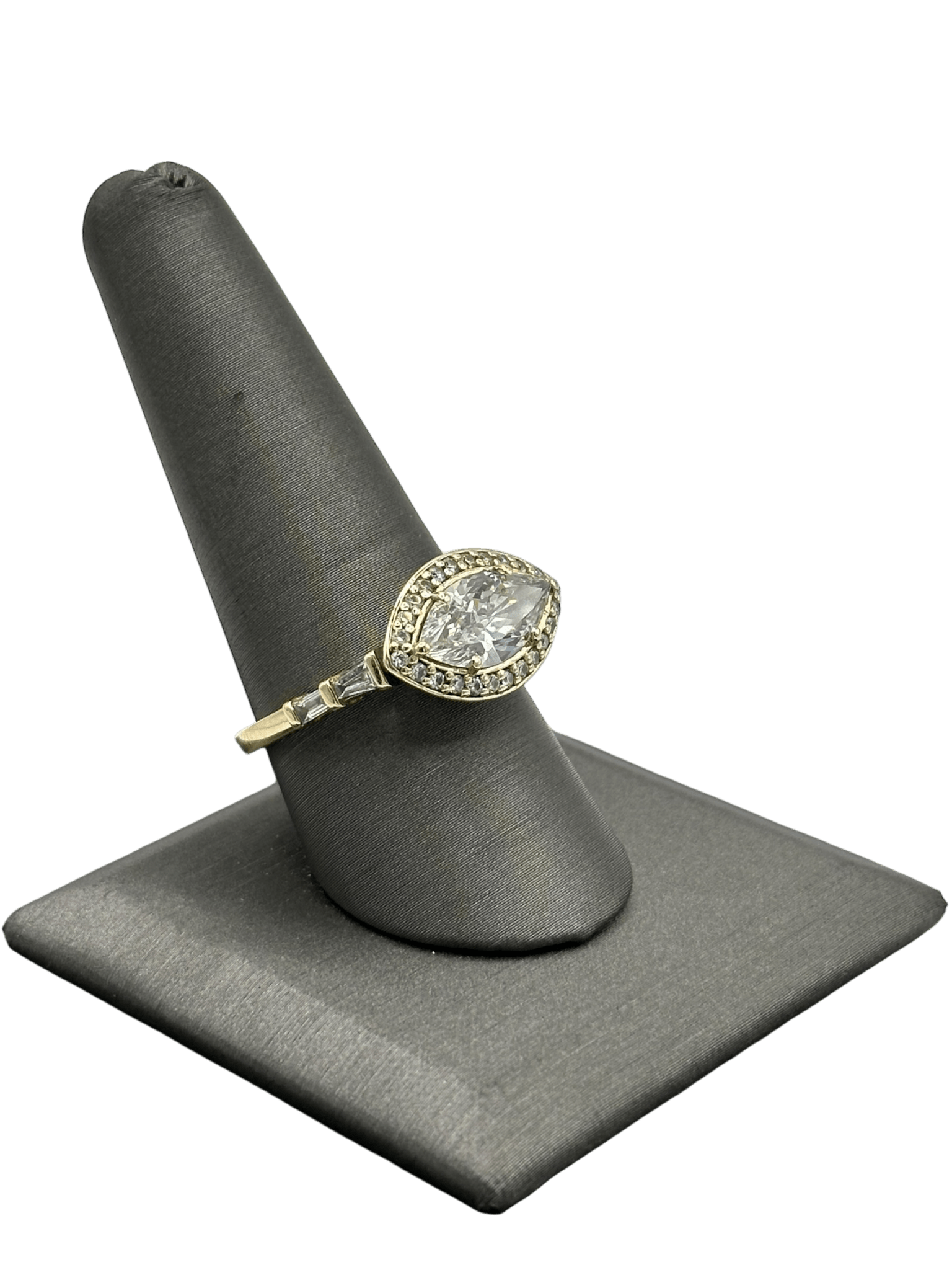 Custom East To West Marquise Diamond Ring With Round & Baguette Diamonds - Forever Rox