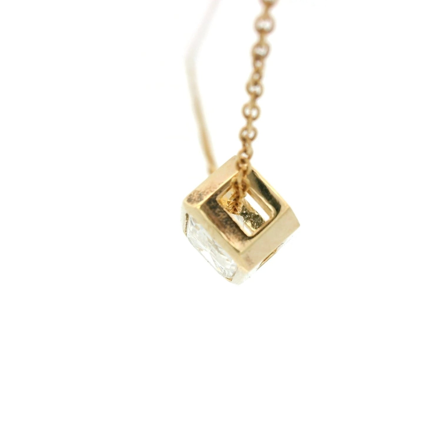 Custom Emerald Cut Diamond Pendant - Forever Rox