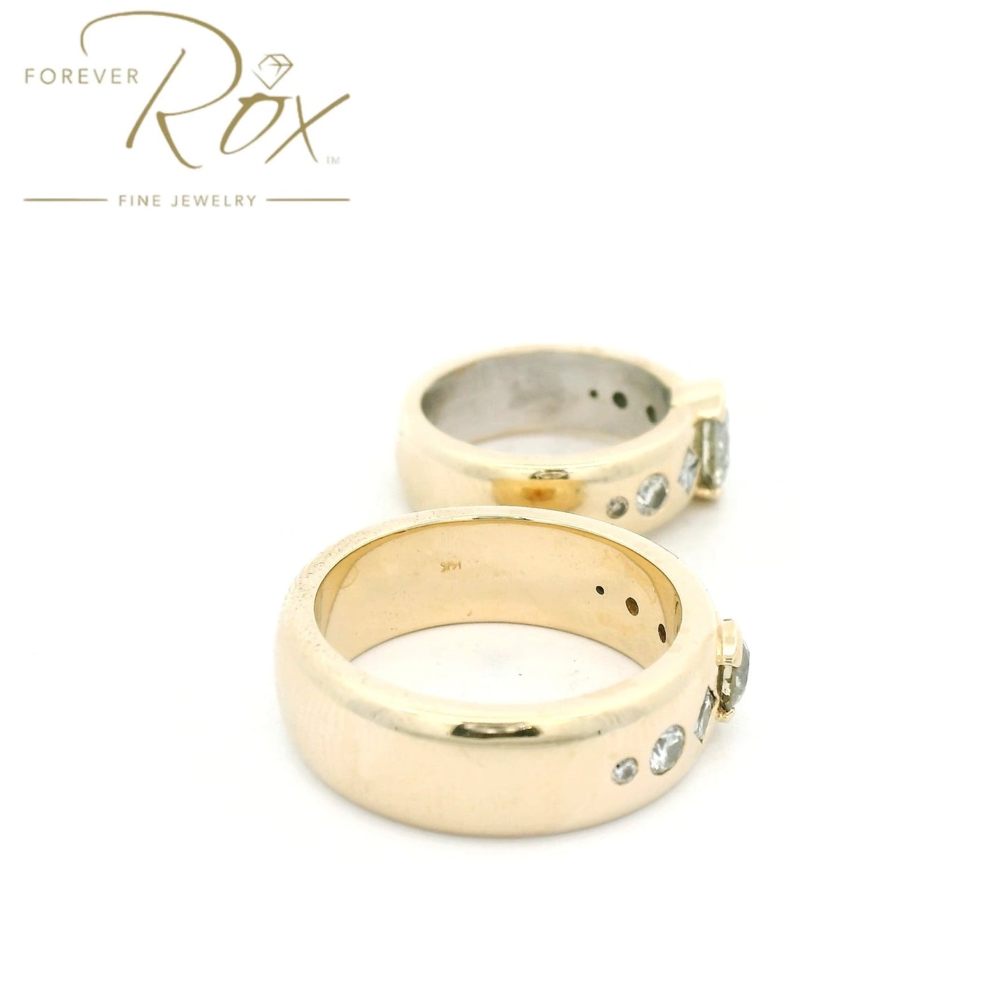 Custom His & Hers Matching Diamond Rings - Forever Rox