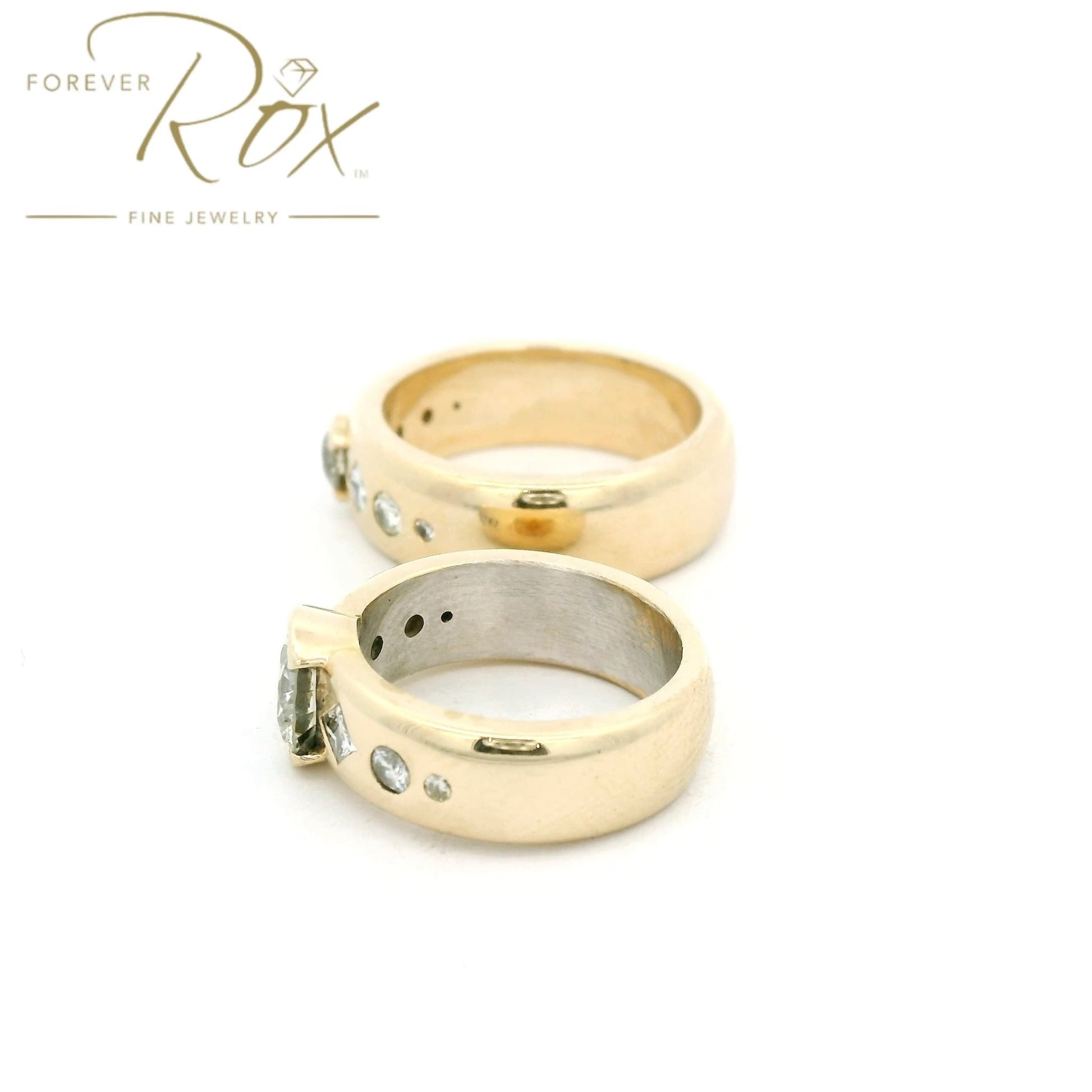 Custom His & Hers Matching Diamond Rings - Forever Rox
