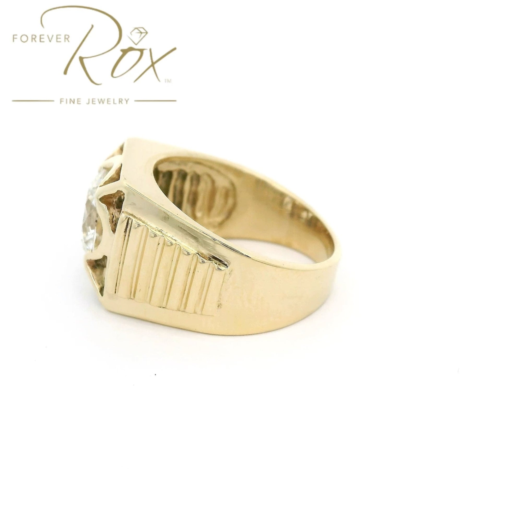 Custom Mens Diamond Ring - Forever Rox