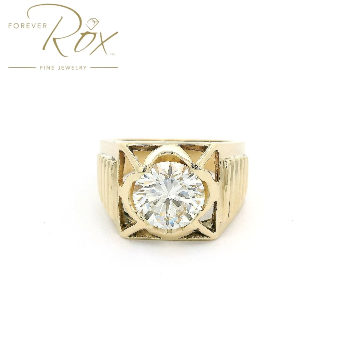 Custom Mens Diamond Ring - Forever Rox