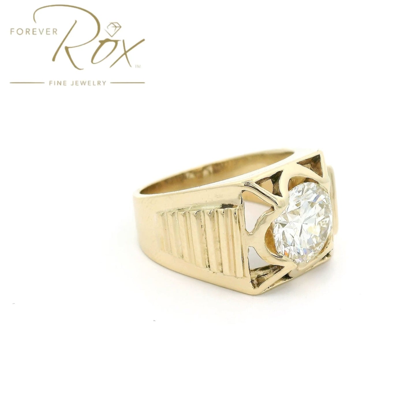 Custom Mens Diamond Ring - Forever Rox