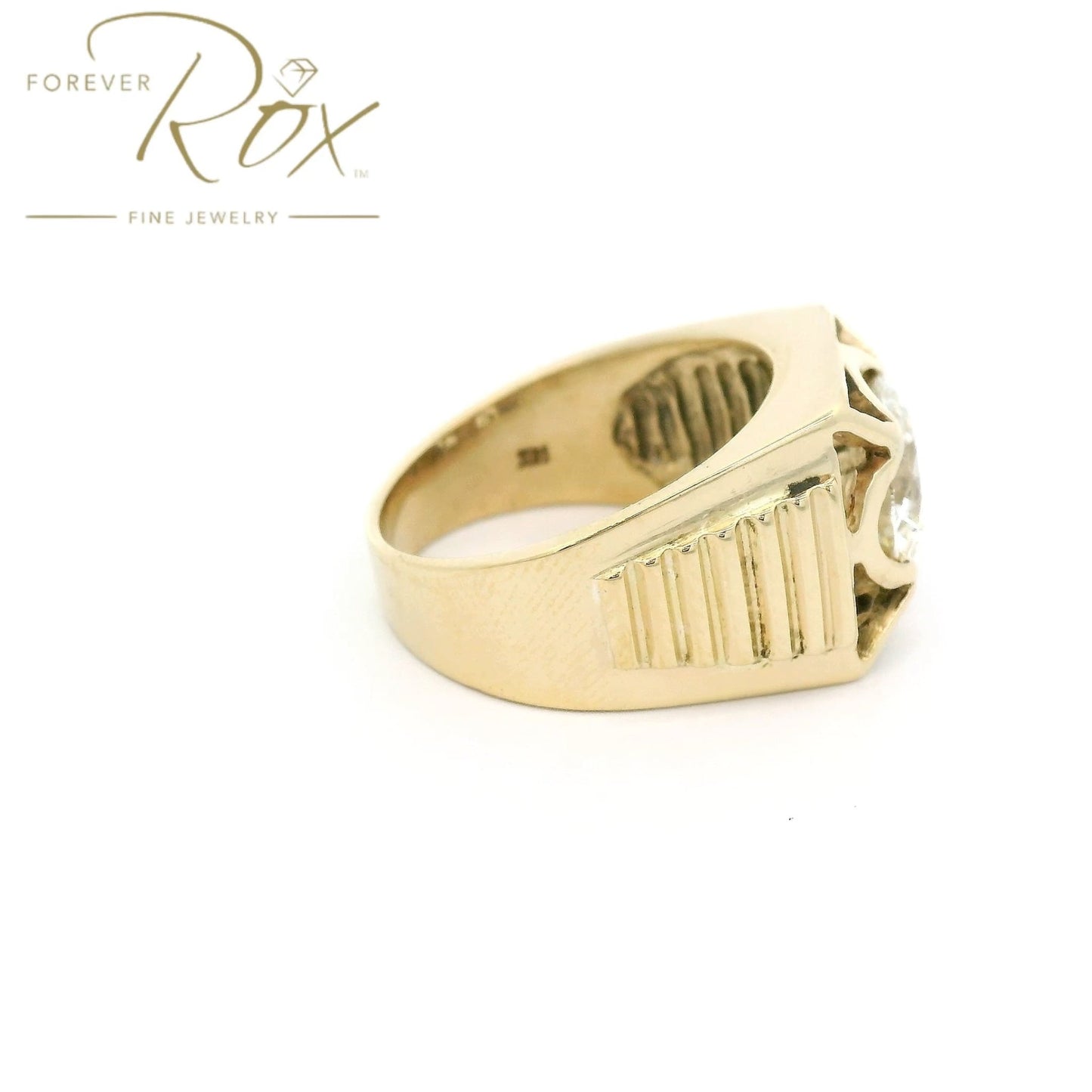 Custom Mens Diamond Ring - Forever Rox
