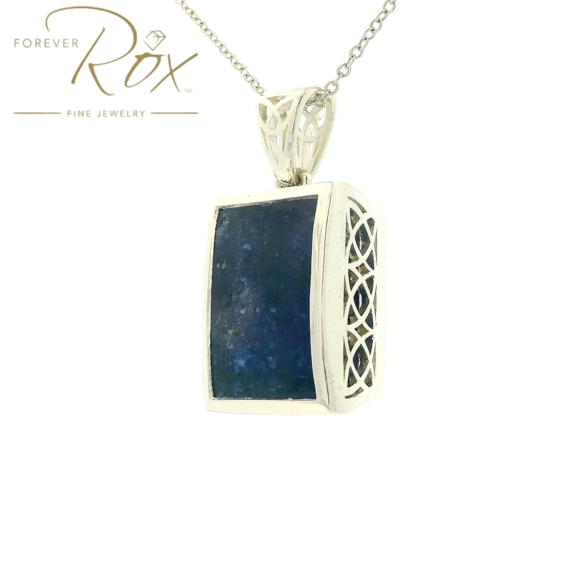 Custom Mens Tanzanite Pendant - Forever Rox