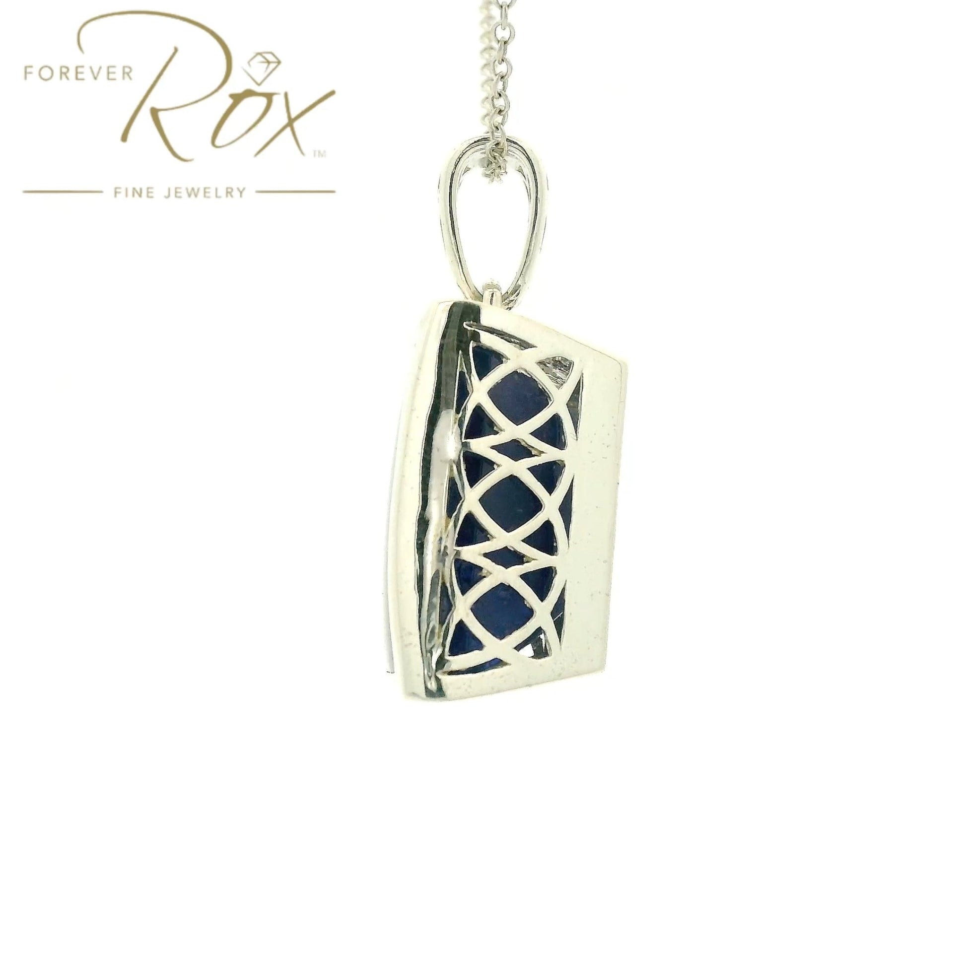 Custom Mens Tanzanite Pendant - Forever Rox