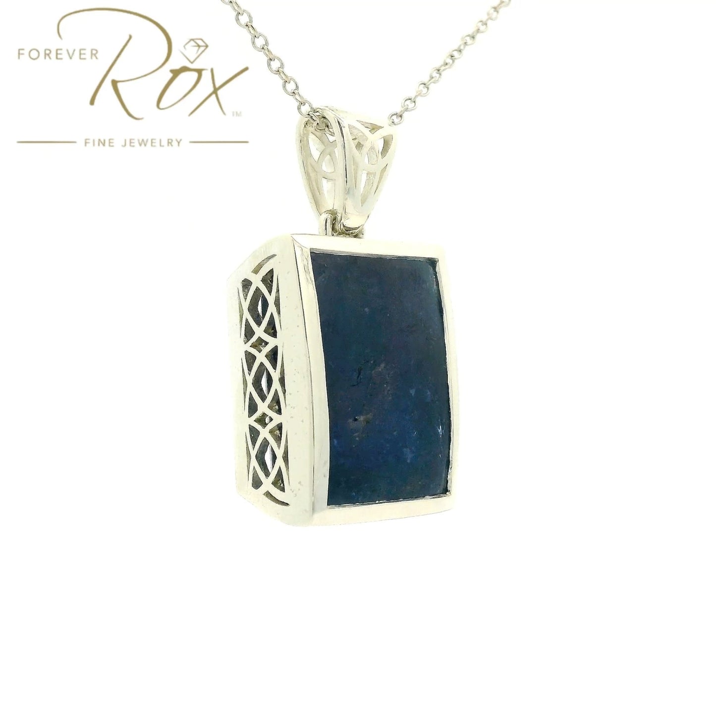 Custom Mens Tanzanite Pendant - Forever Rox