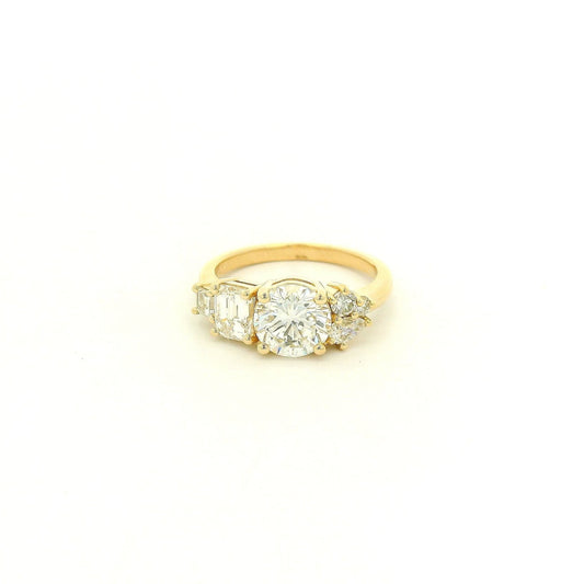 Custom Mixed Cut Diamond Engagement Ring - Forever Rox Fine Jewelry
