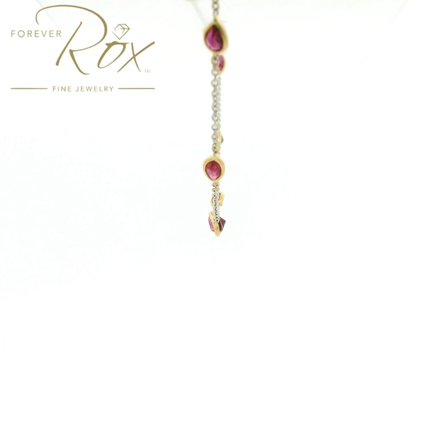 Custom Mixed Cut Rubies by The Yard Necklace - Forever Rox
