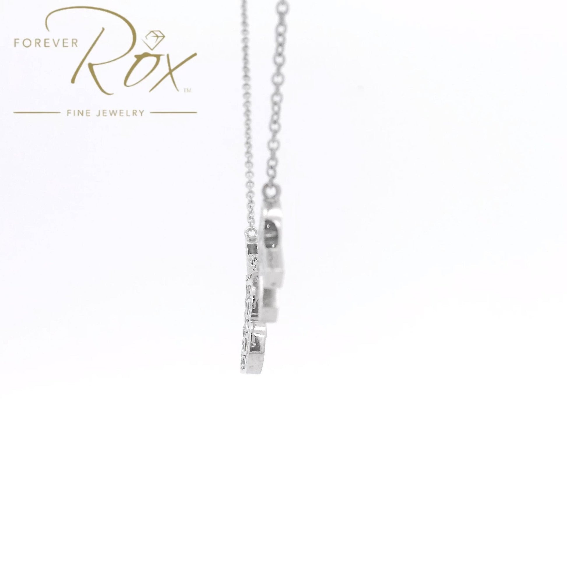 Custom NBR Initials Diamond Pendant - Forever Rox