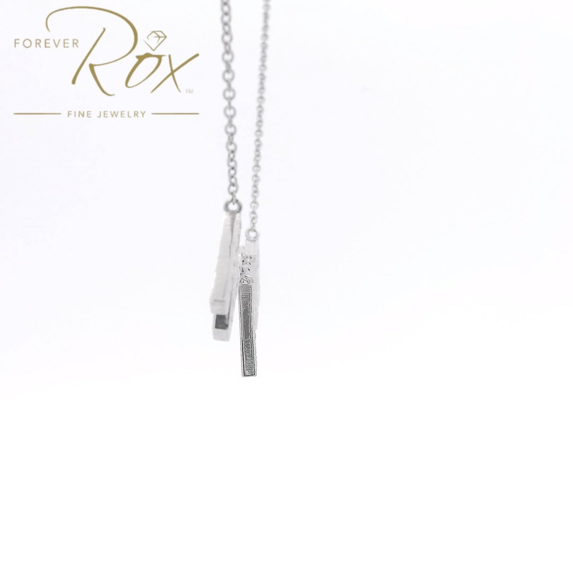 Custom NBR Initials Diamond Pendant - Forever Rox