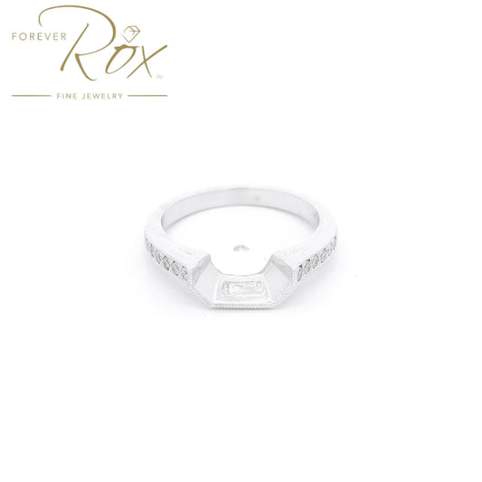 Custom Perfect Fit Diamond & Milgrain Tracer Band - Forever Rox Fine Jewelry
