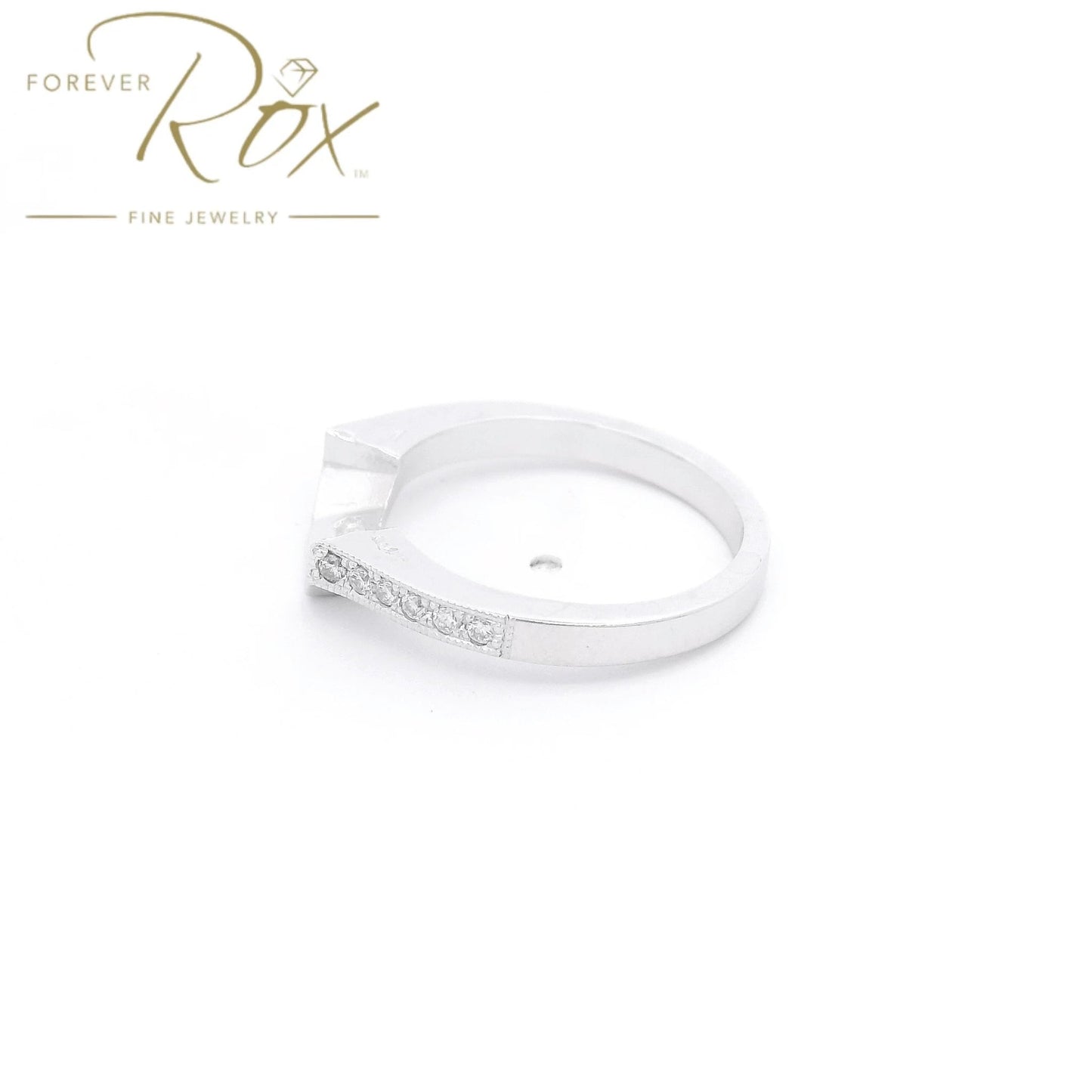 Custom Perfect Fit Diamond & Milgrain Tracer Band - Forever Rox Fine Jewelry