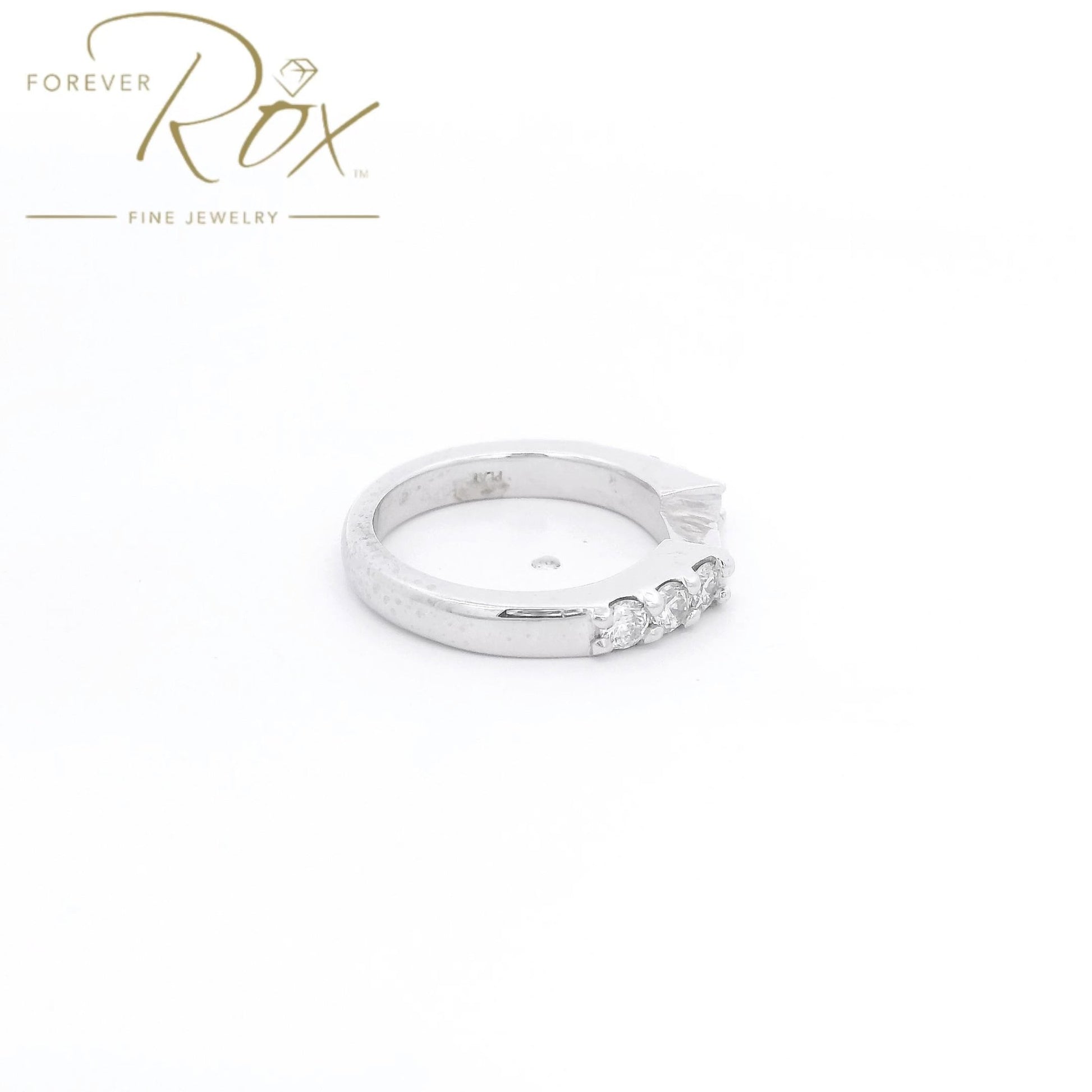 Custom Platinum Perfect Fit Diamond Wedding Band - Forever Rox Fine Jewelry
