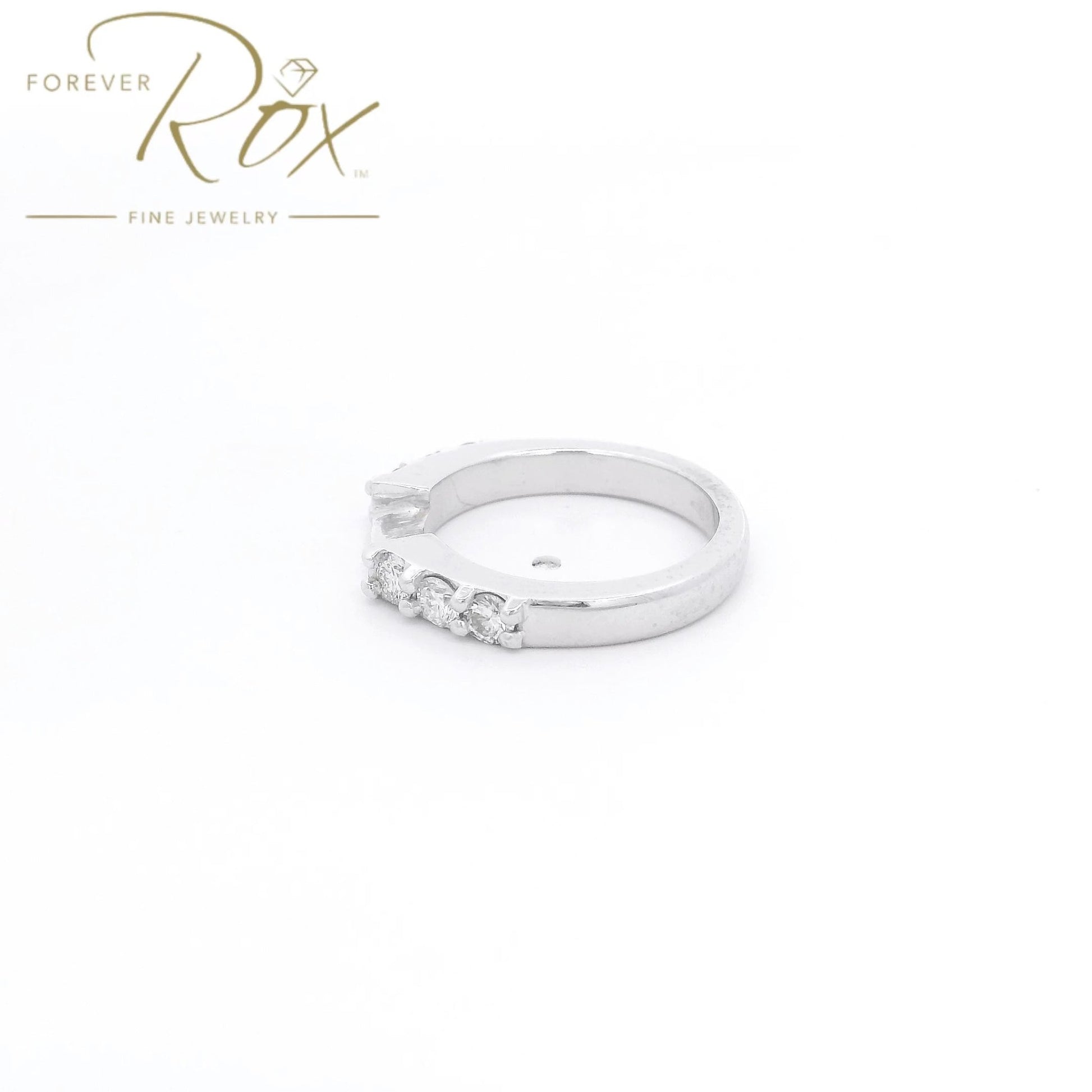 Custom Platinum Perfect Fit Diamond Wedding Band - Forever Rox Fine Jewelry