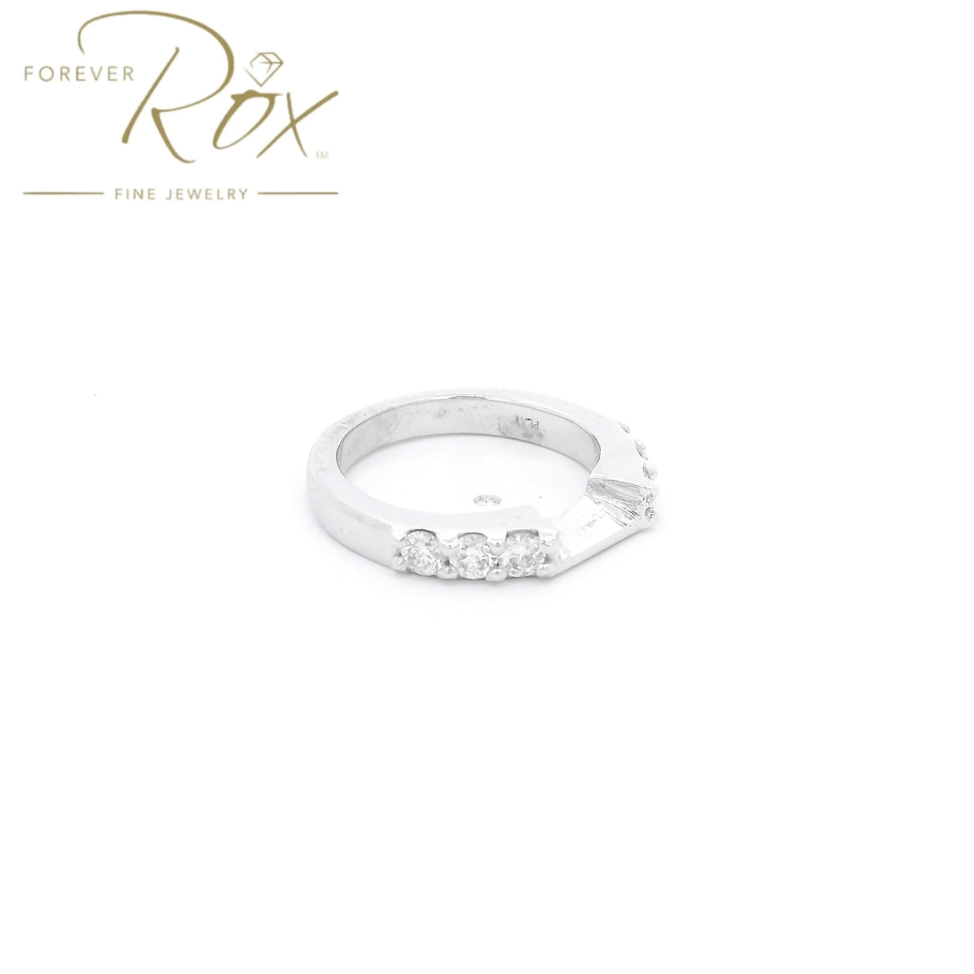 Custom Platinum Perfect Fit Diamond Wedding Band - Forever Rox Fine Jewelry