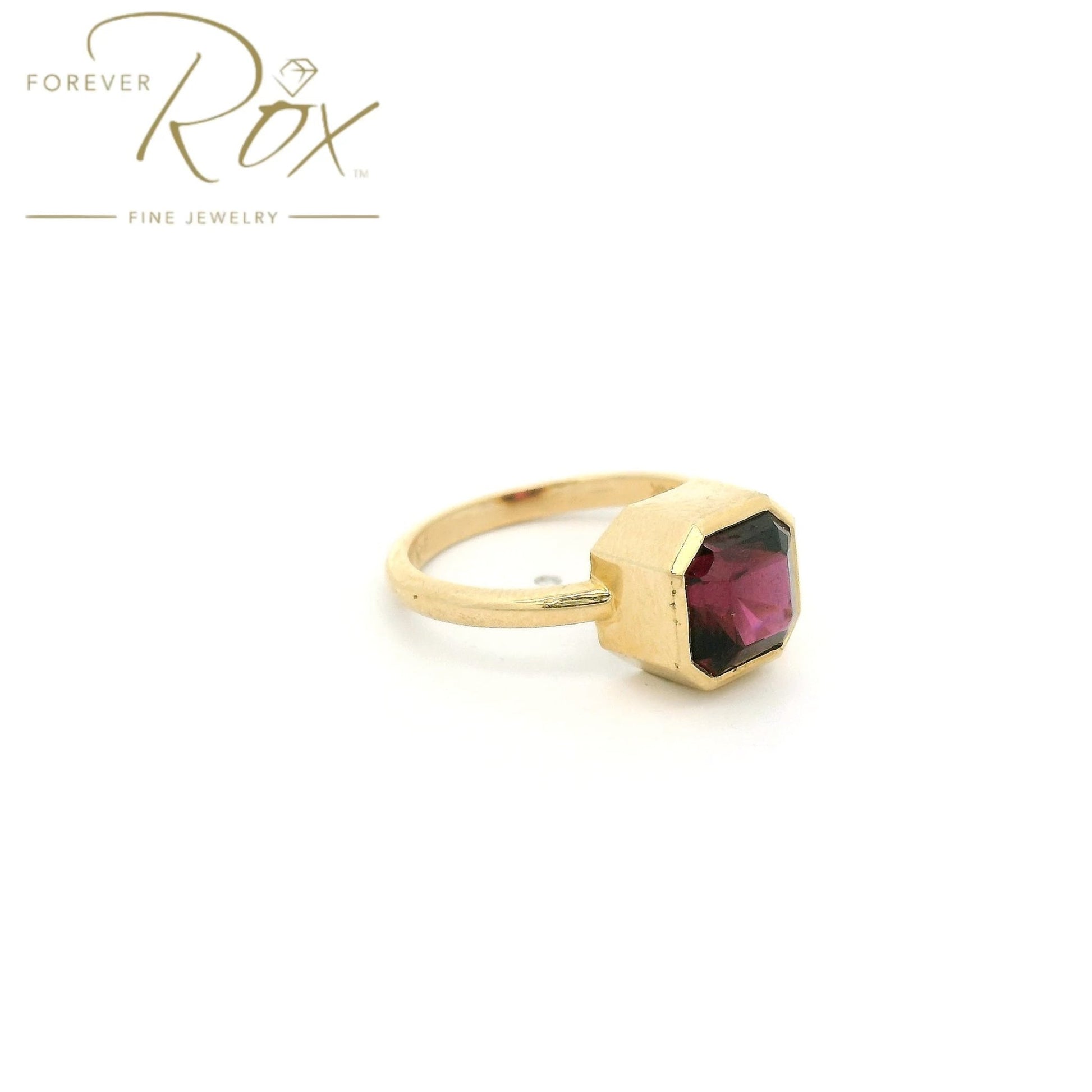 Custom Rhodolite Garnet Ring - Forever Rox Fine Jewelry