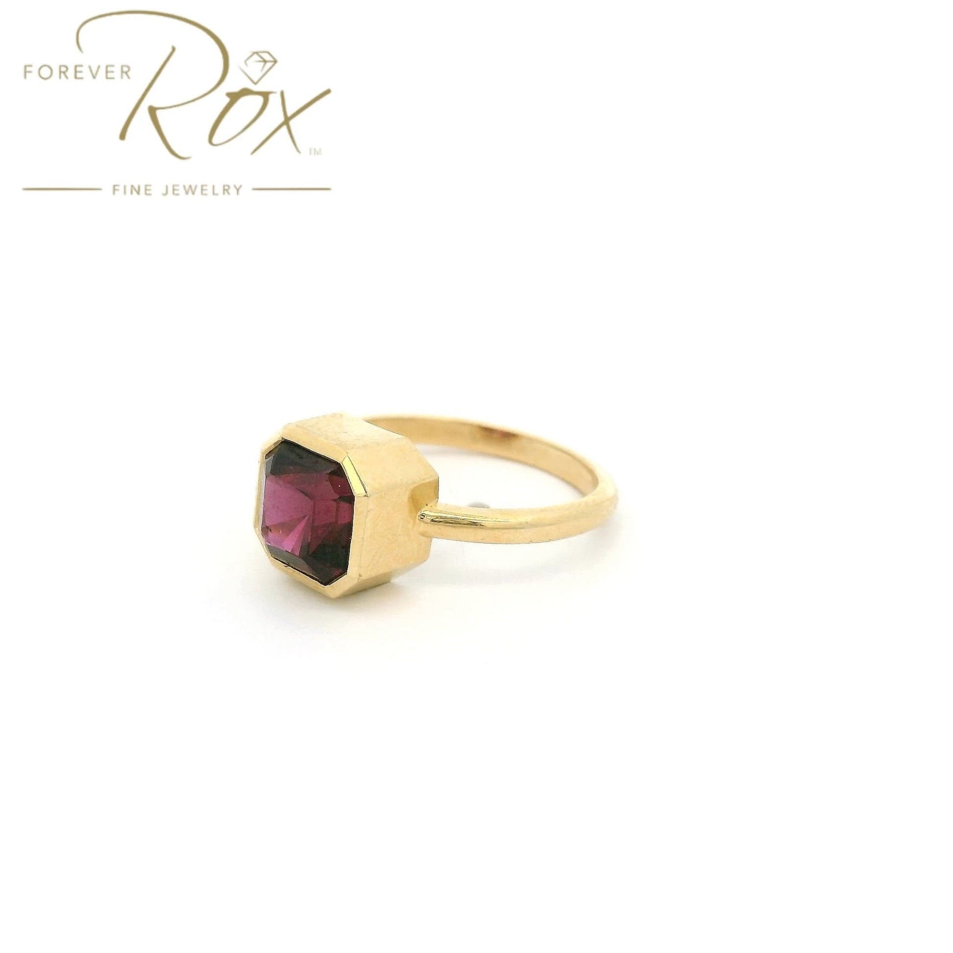 Custom Rhodolite Garnet Ring - Forever Rox Fine Jewelry