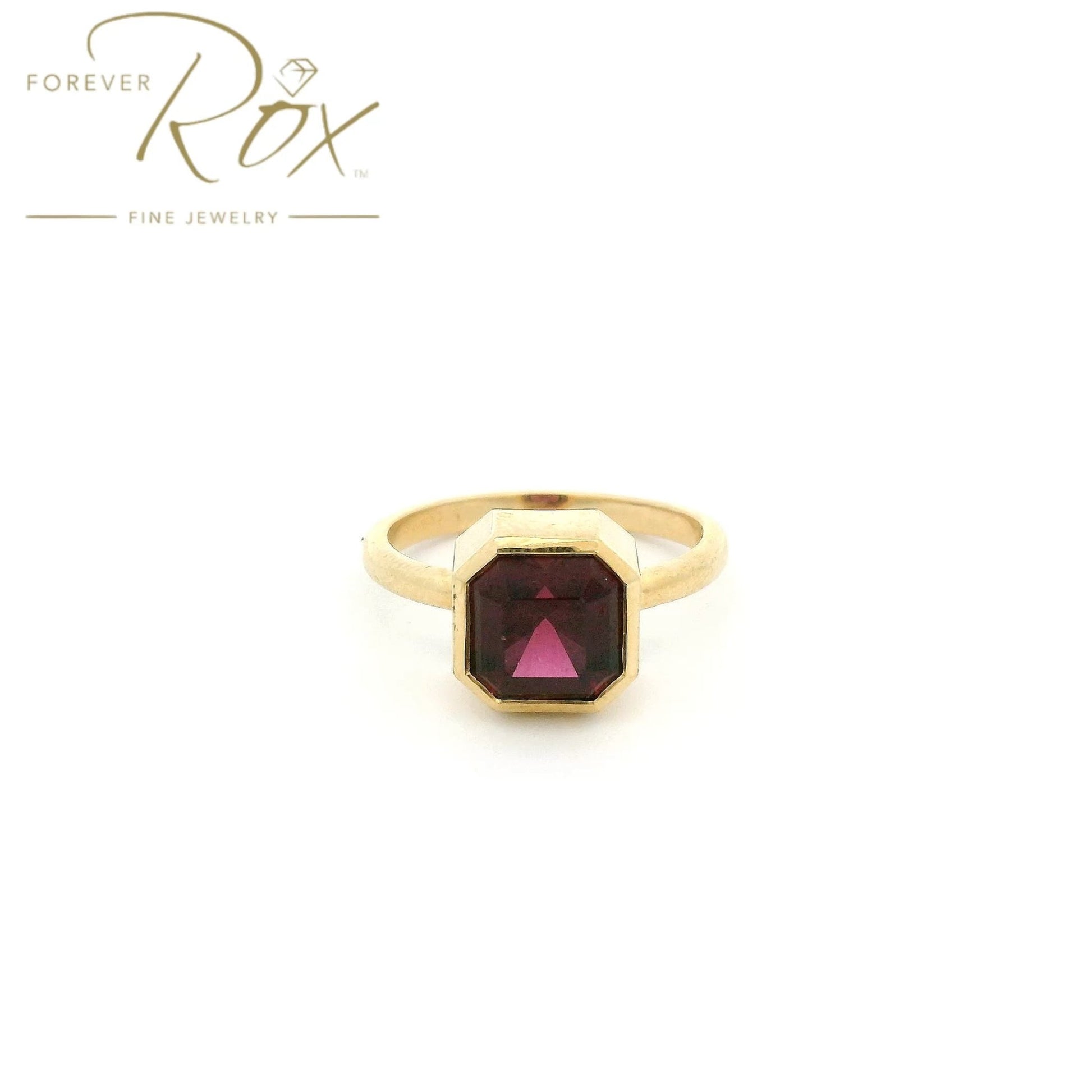 Custom Rhodolite Garnet Ring - Forever Rox Fine Jewelry