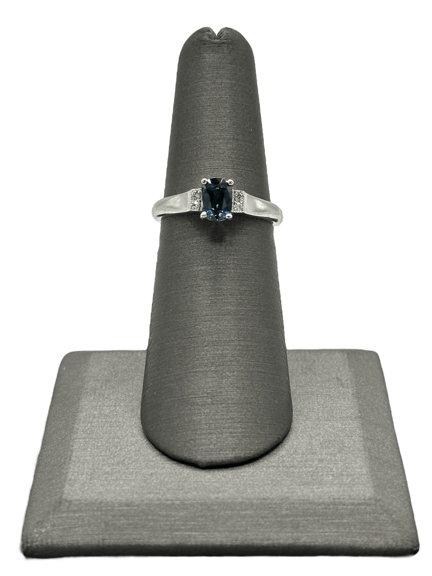 Custom Sapphire & Diamond Ring - Forever Rox