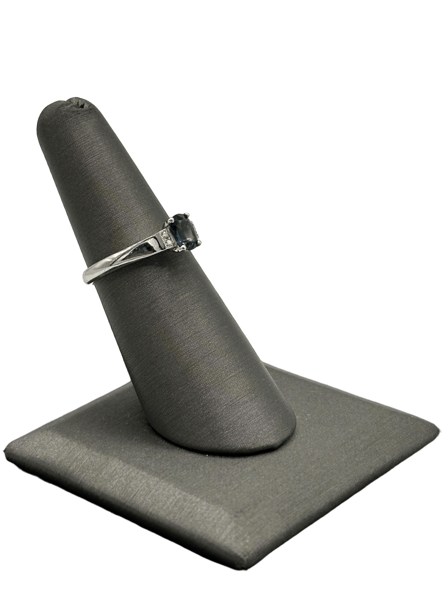 Custom Sapphire & Diamond Ring - Forever Rox