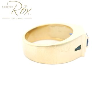 Custom Sapphire Mens Ring - Forever Rox