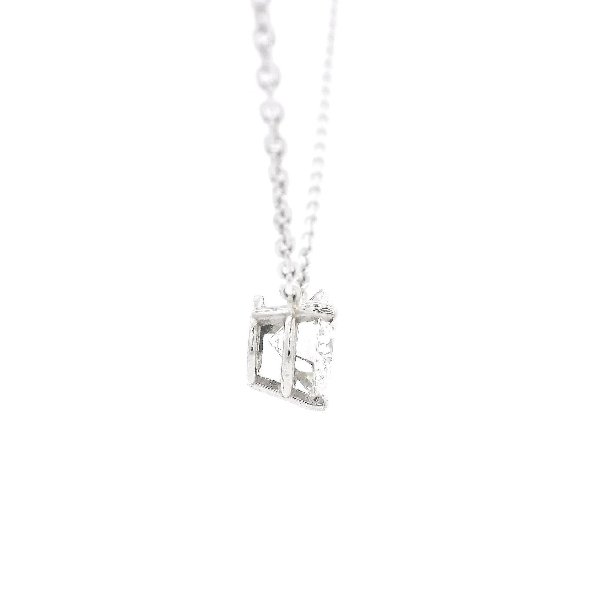 Custom Solitaire Diamond Pendant - Forever Rox
